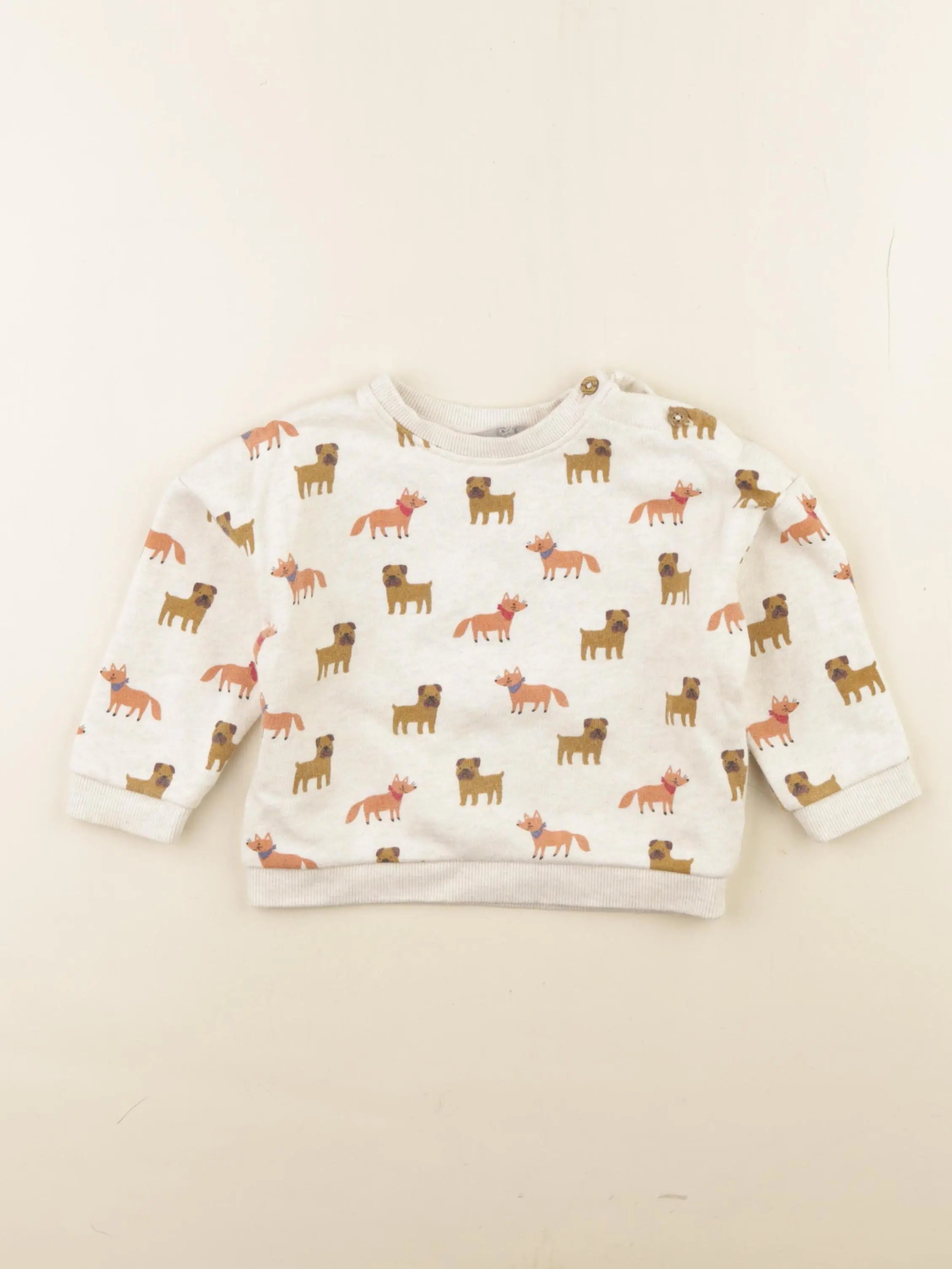 Boutchou - sweat beige - 24 mois