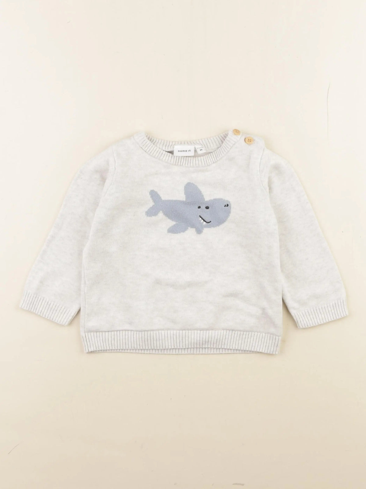 Name it - pull beige - 12/18 mois