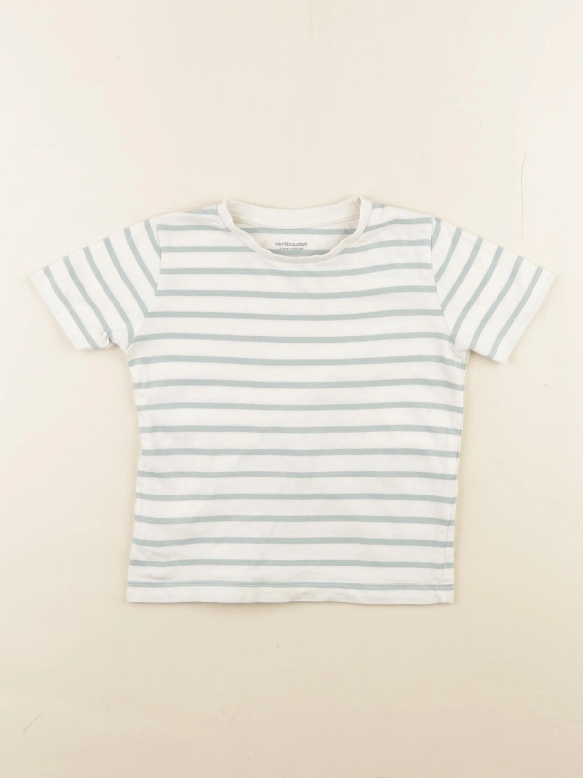 Vertbaudet - tee-shirt vert - 4 ans