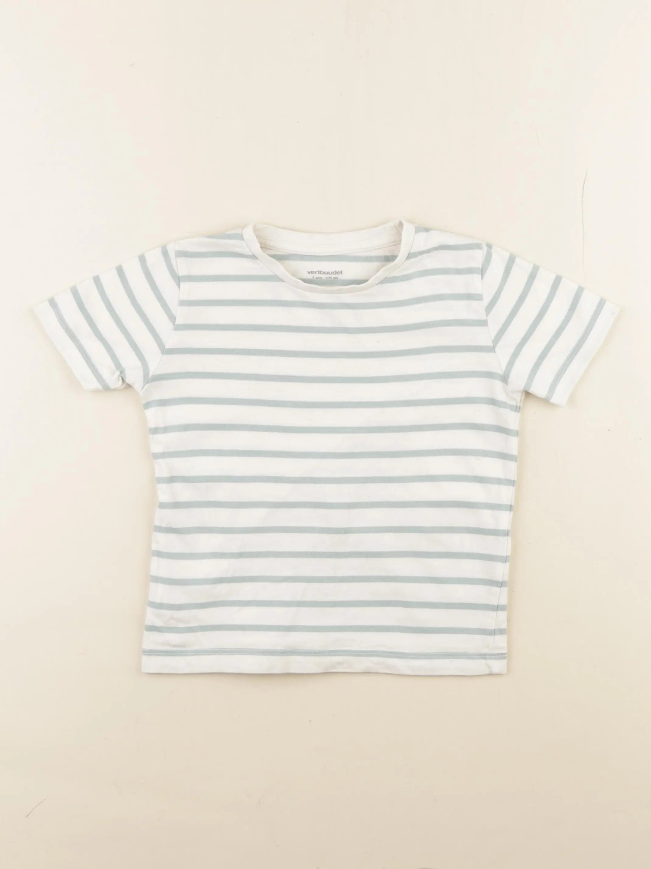 Vertbaudet - tee-shirt vert - 4 ans