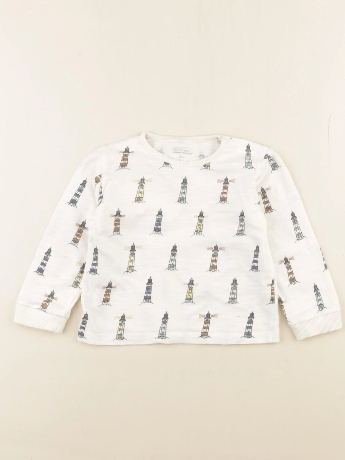 Boutchou - tee-shirt beige - 24 mois