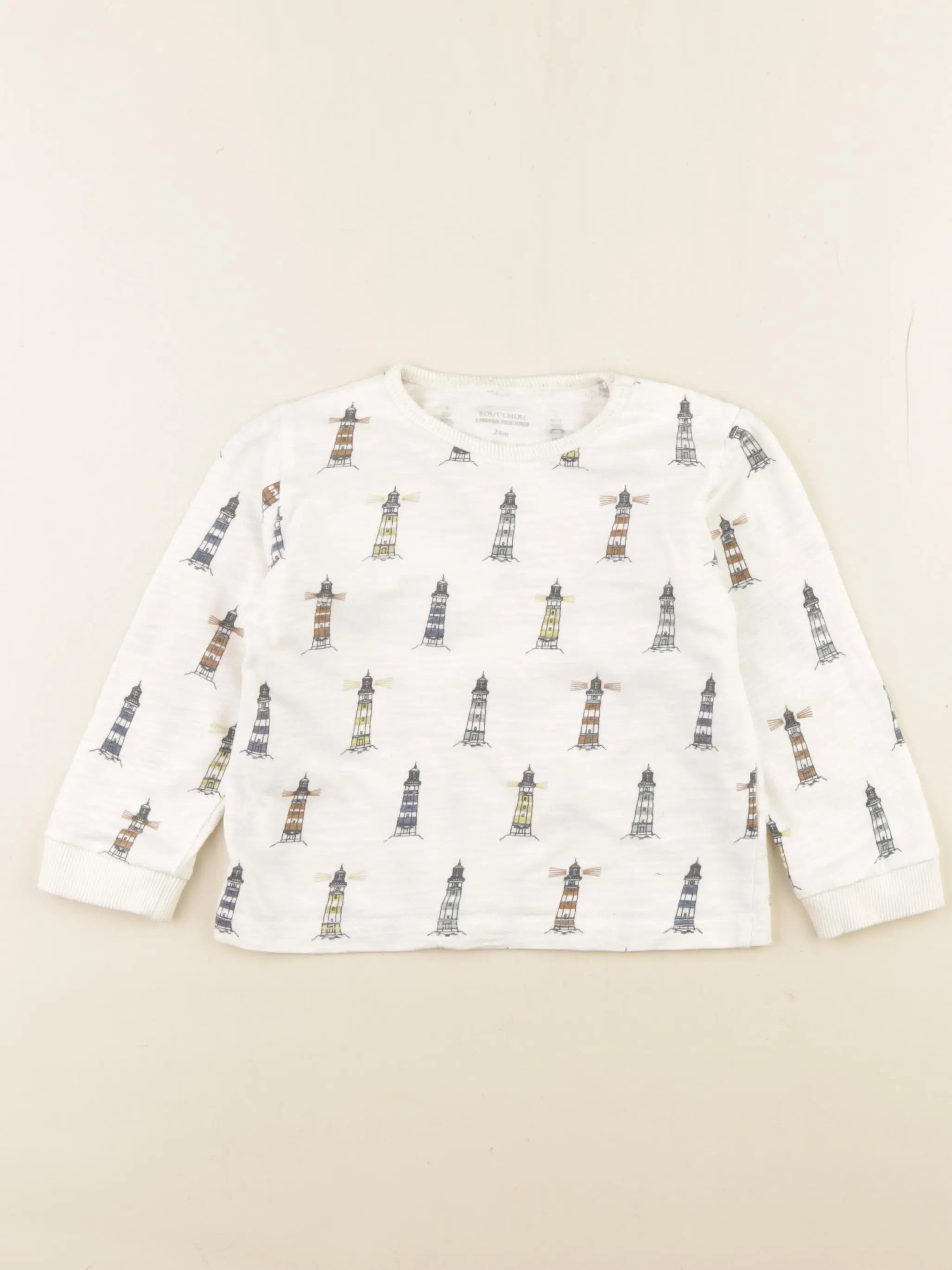 Boutchou - tee-shirt beige - 24 mois