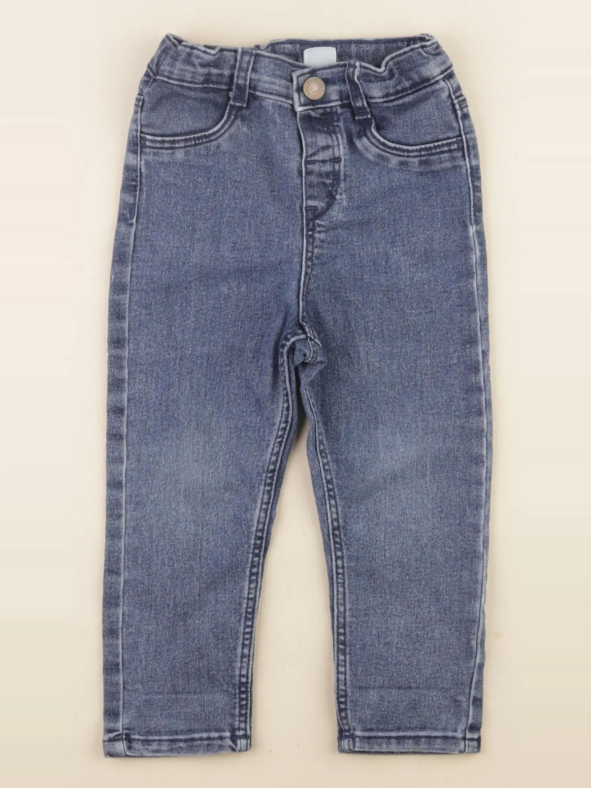 H&M - jean bleu - 18/24 mois