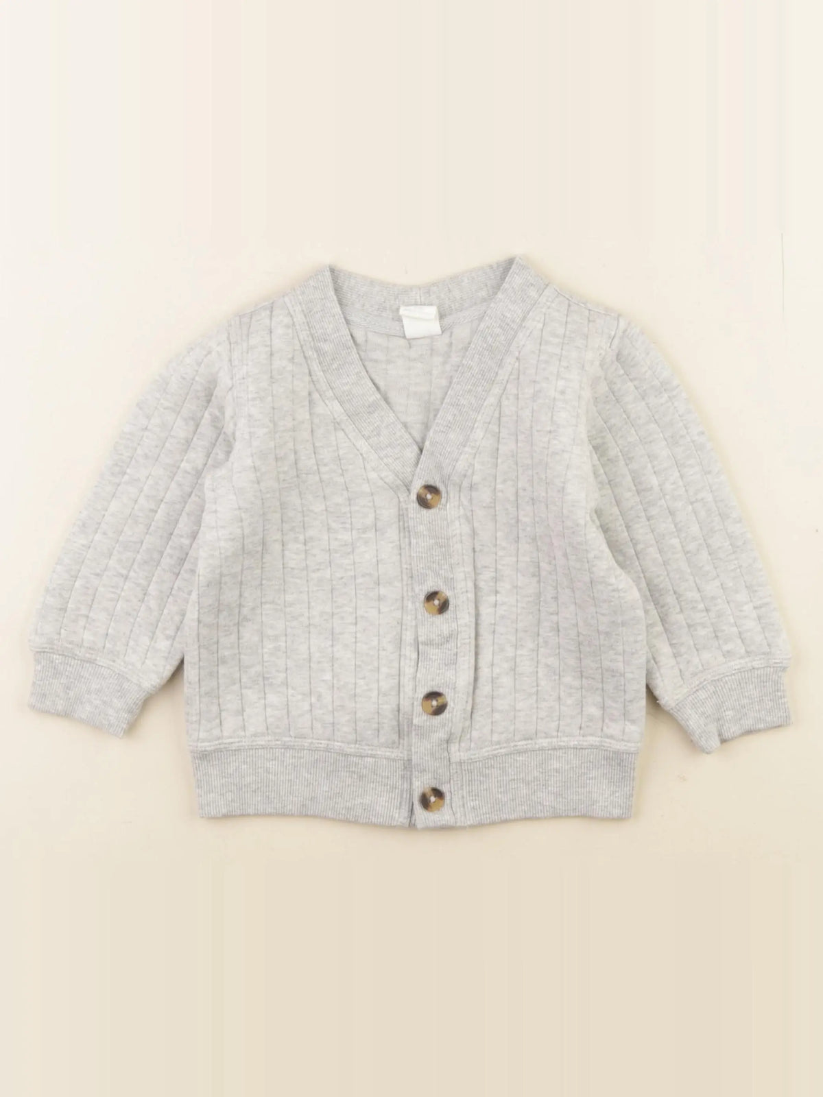 H&M - sweat gris - 18/24 mois