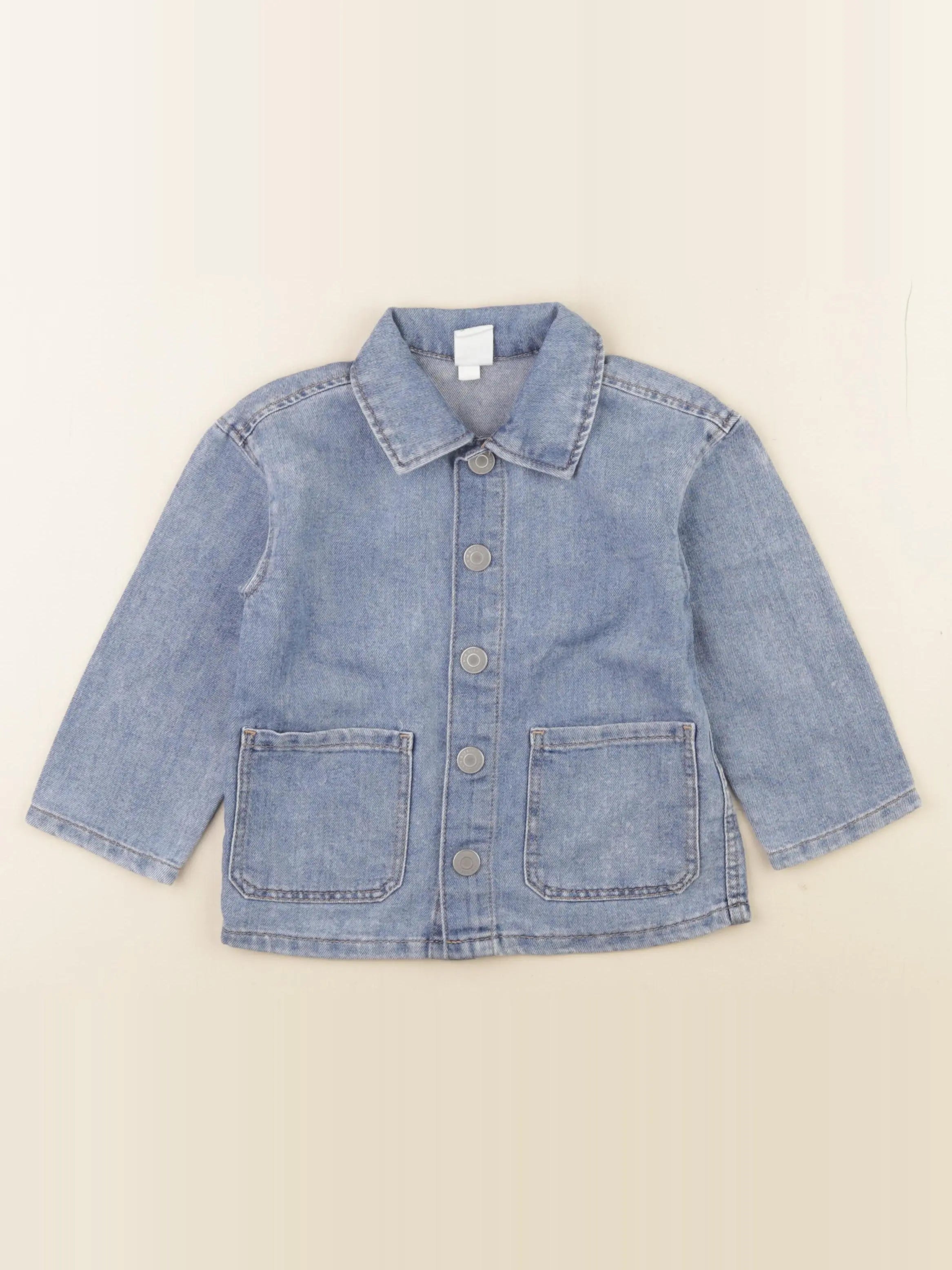 H&M - veste bleu - 18/24 mois