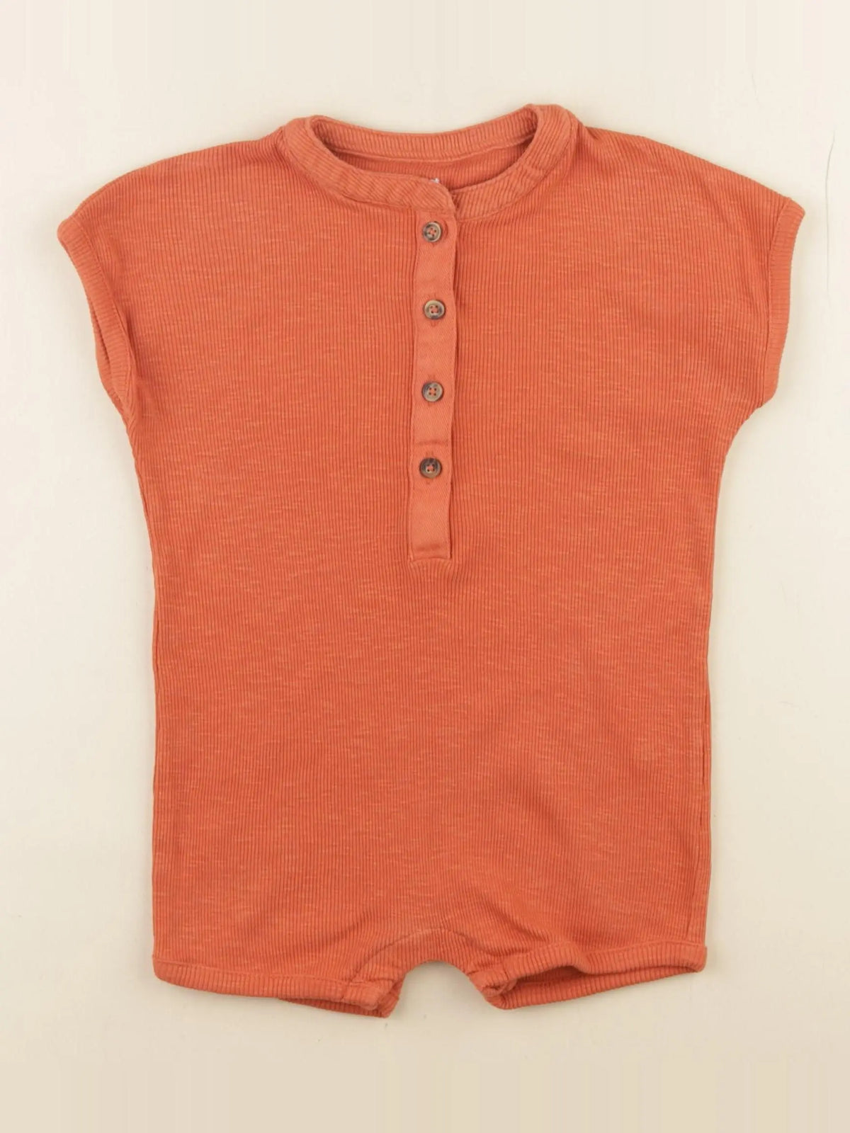 Vertbaudet - combinaison orange - 18 mois