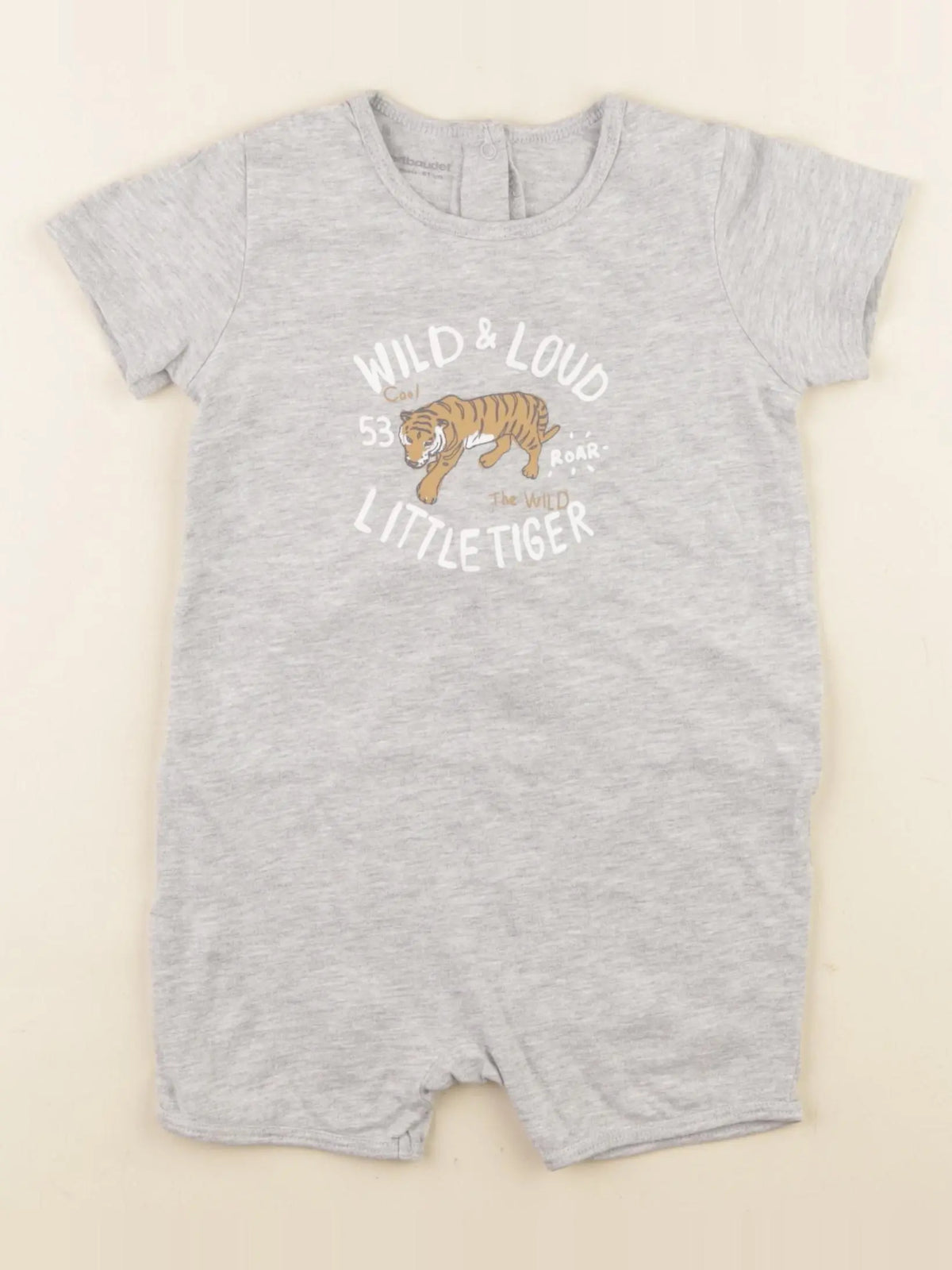 Vertbaudet - combinaison gris - 18 mois