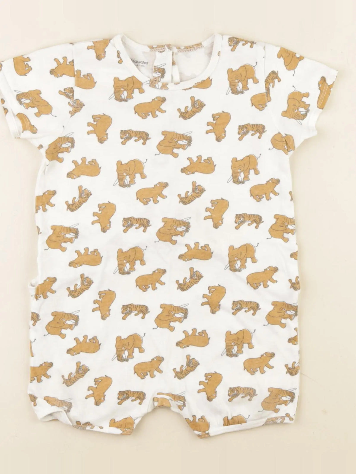 Vertbaudet - combinaison marron - 18 mois