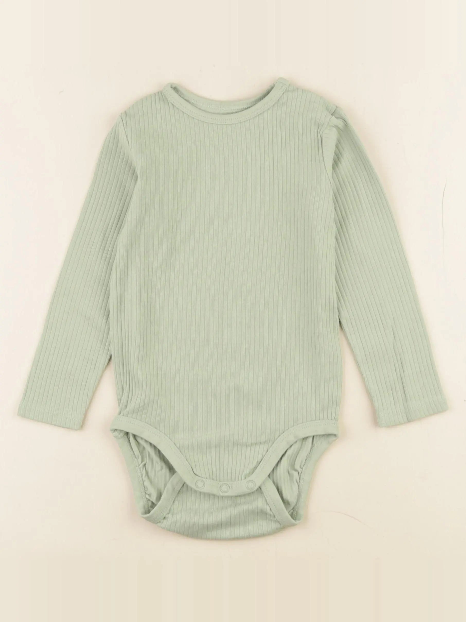H&M - body vert - 18/24 mois