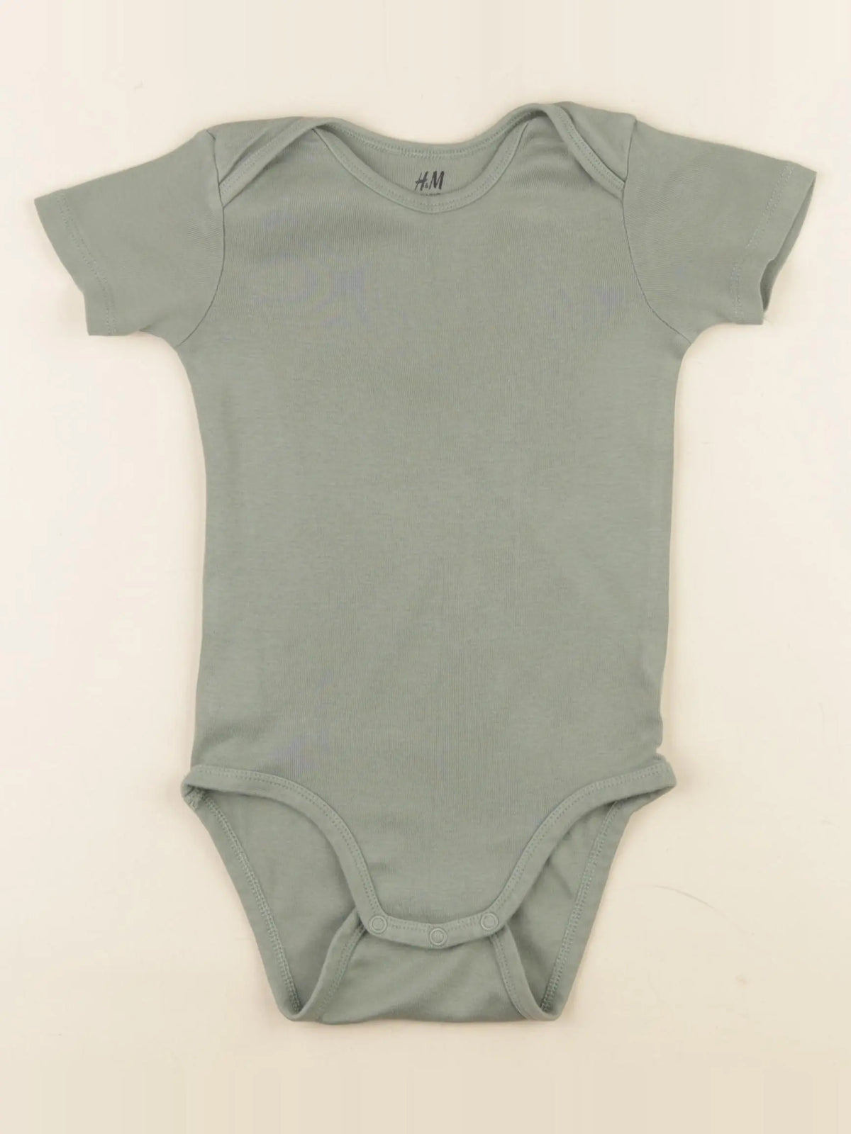 H&M - body vert - 18/24 mois