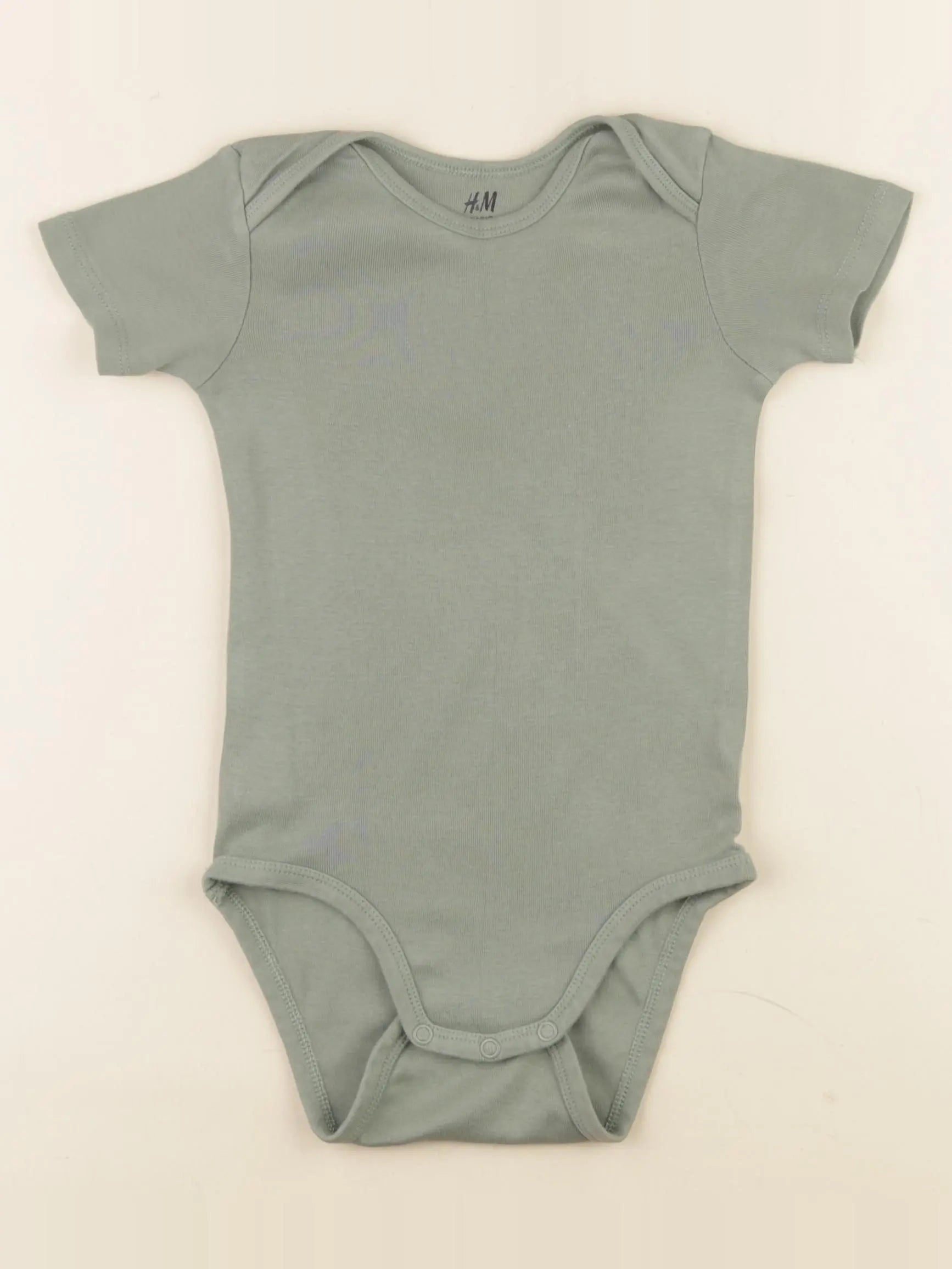 H&M - body vert - 18/24 mois