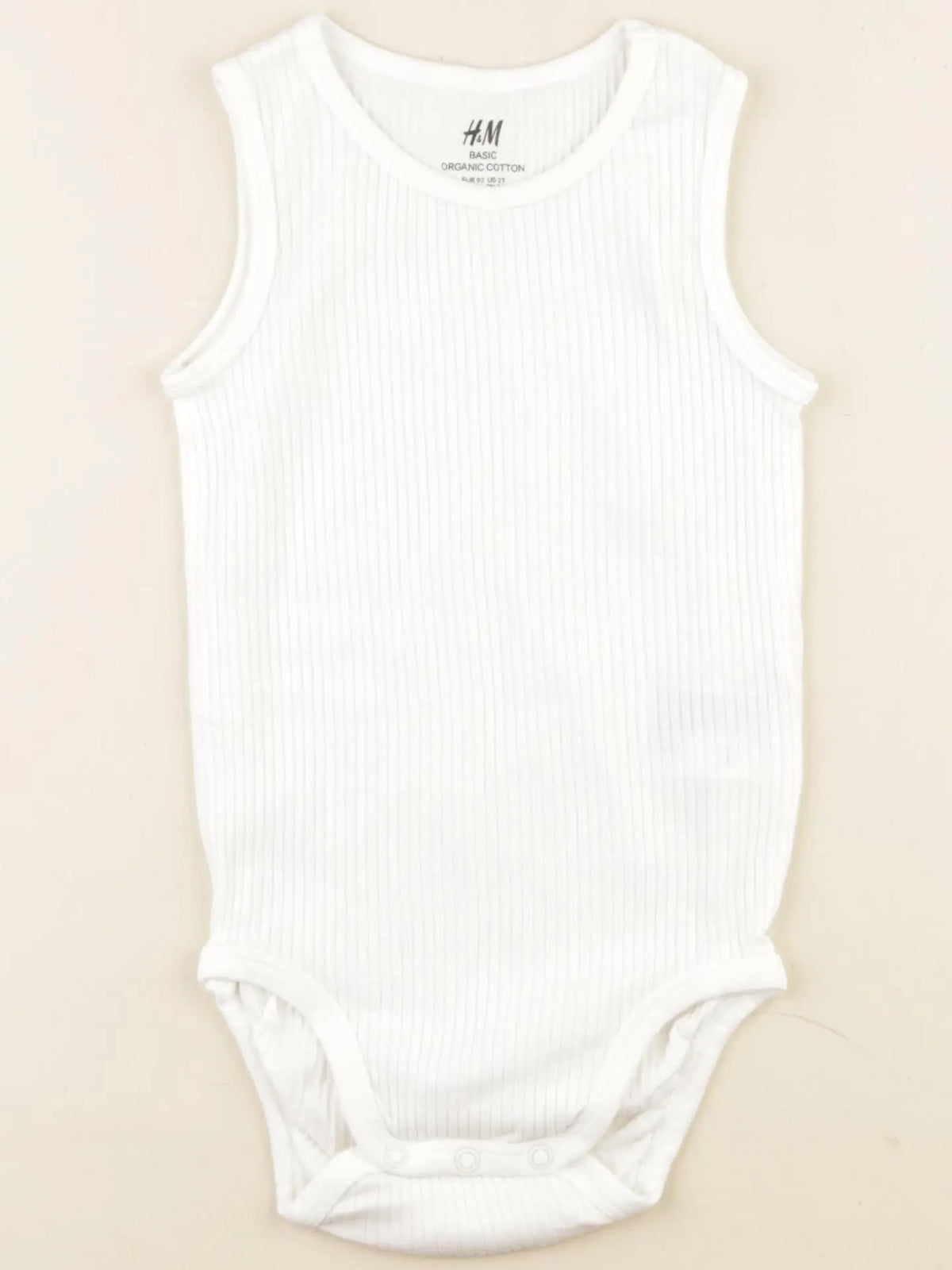 H&M - body blanc - 18/24 mois