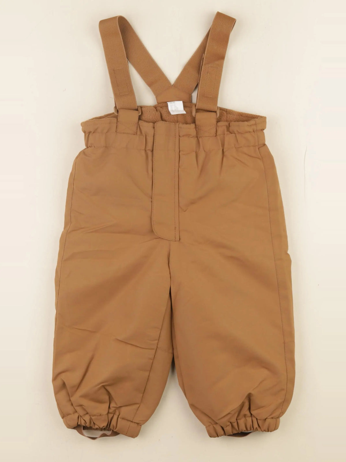 H&M - pantalon de ski marron - 9/12 mois