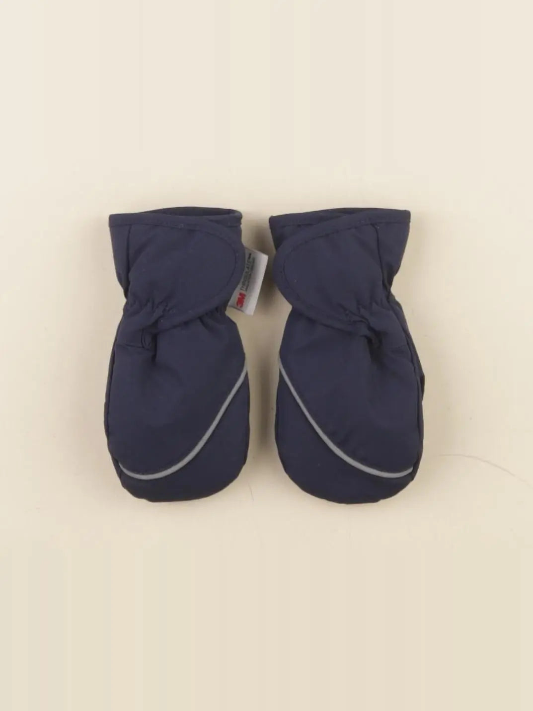 H&M - moufles de ski bleu - 9/12 mois