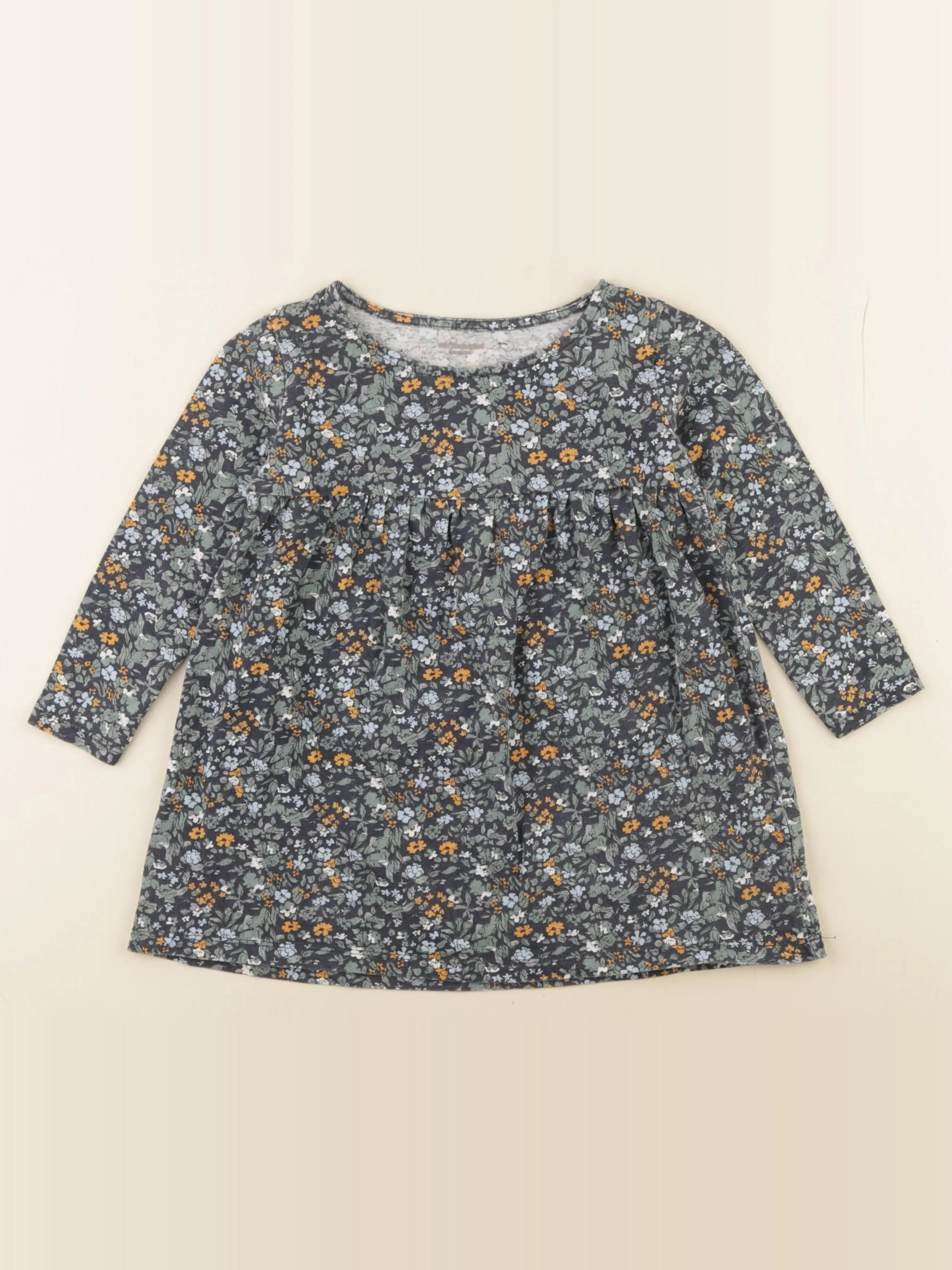 Vertbaudet - robe vert - 3 ans