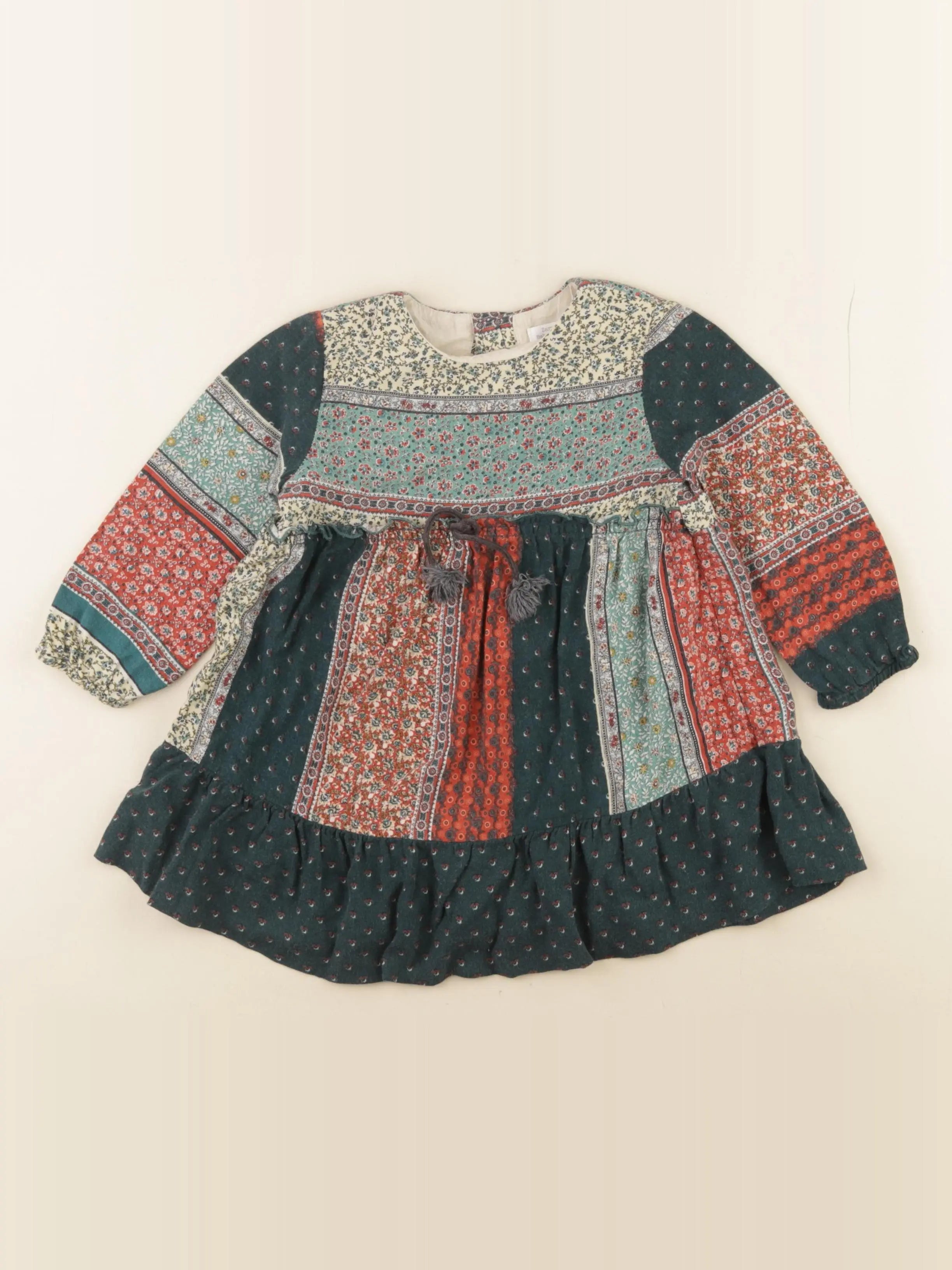 Zara - robe vert - 18/24 mois