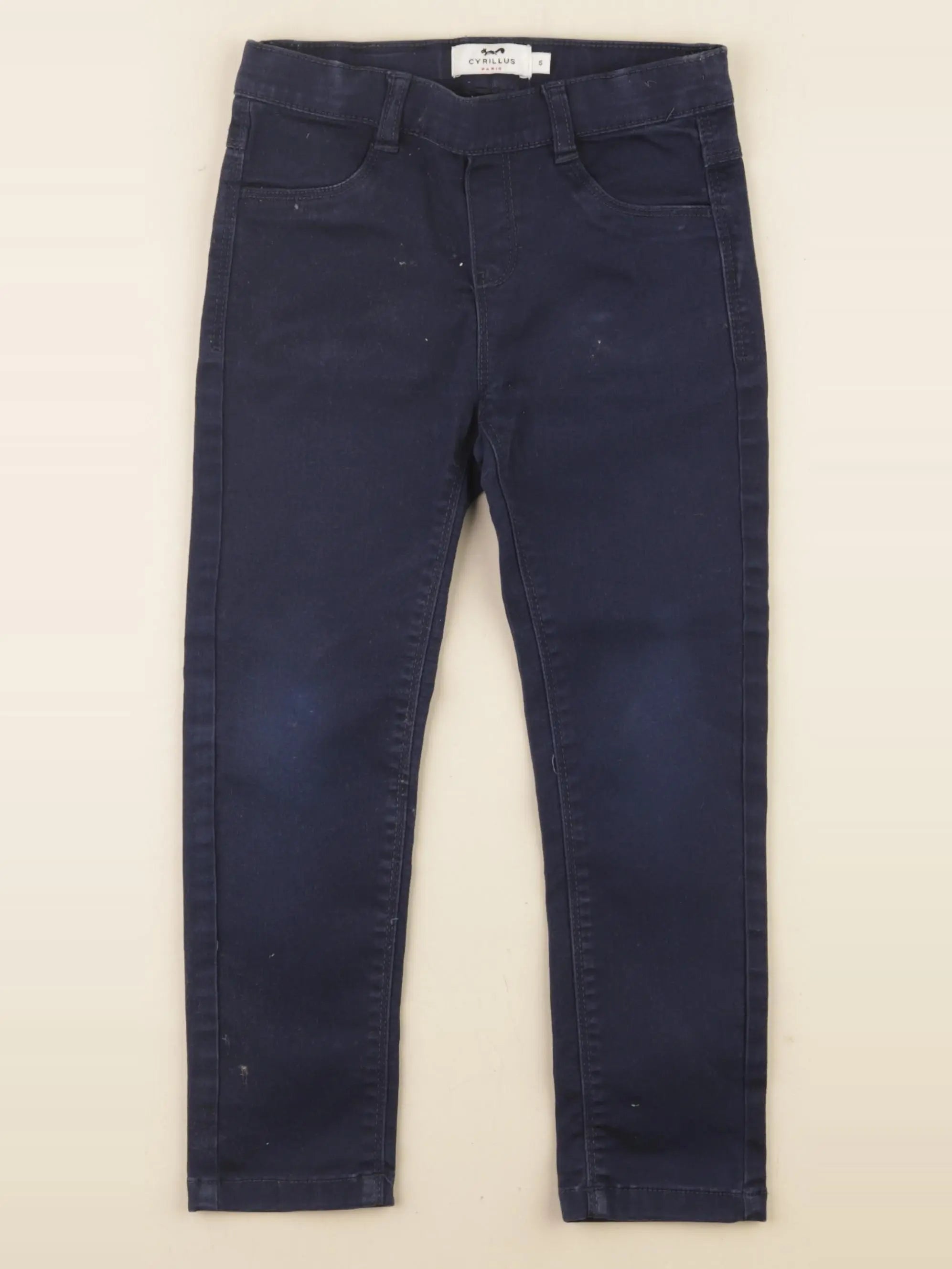 Cyrillus - jegging bleu - 5 ans