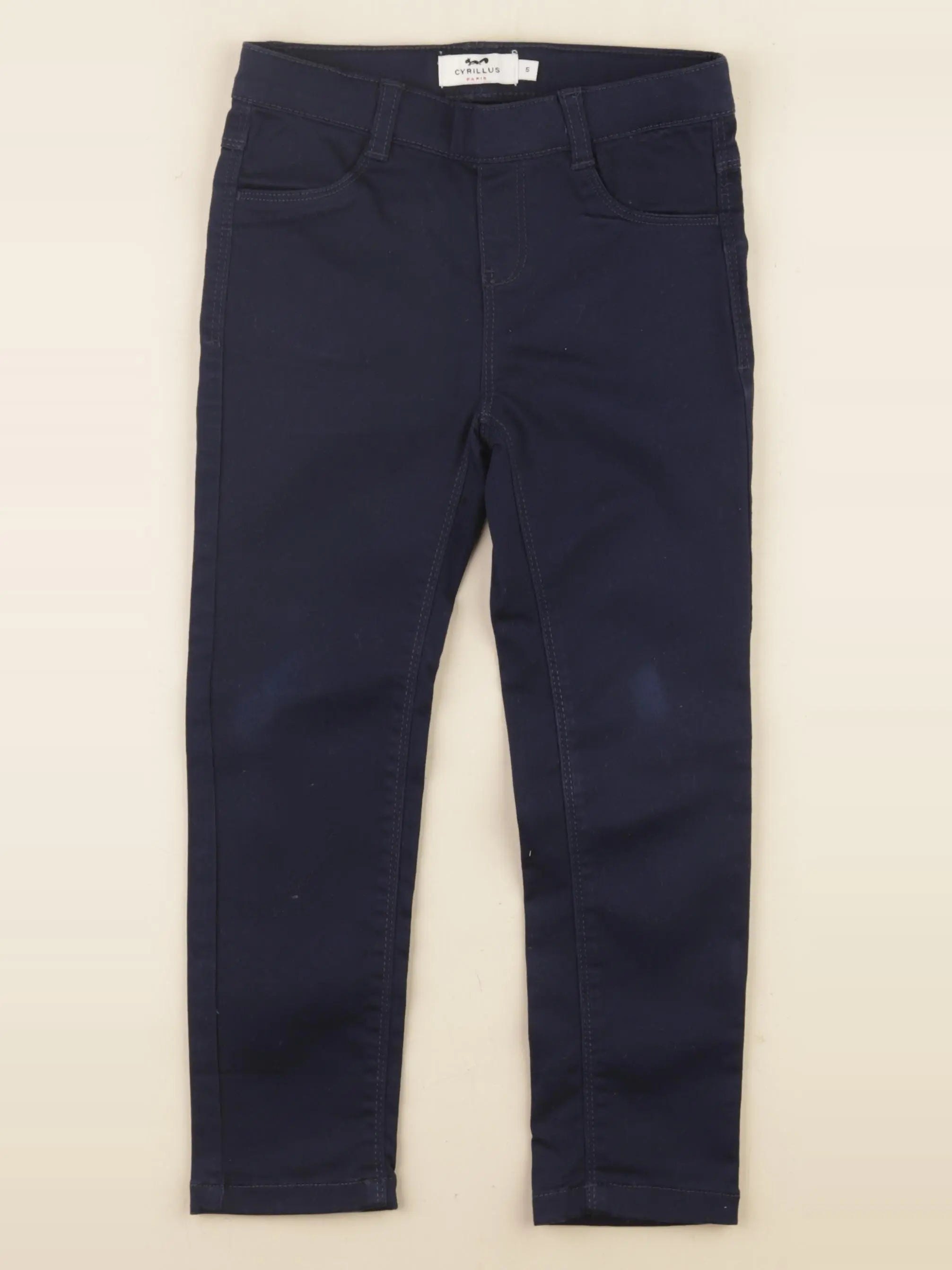 Cyrillus - jegging bleu - 5 ans