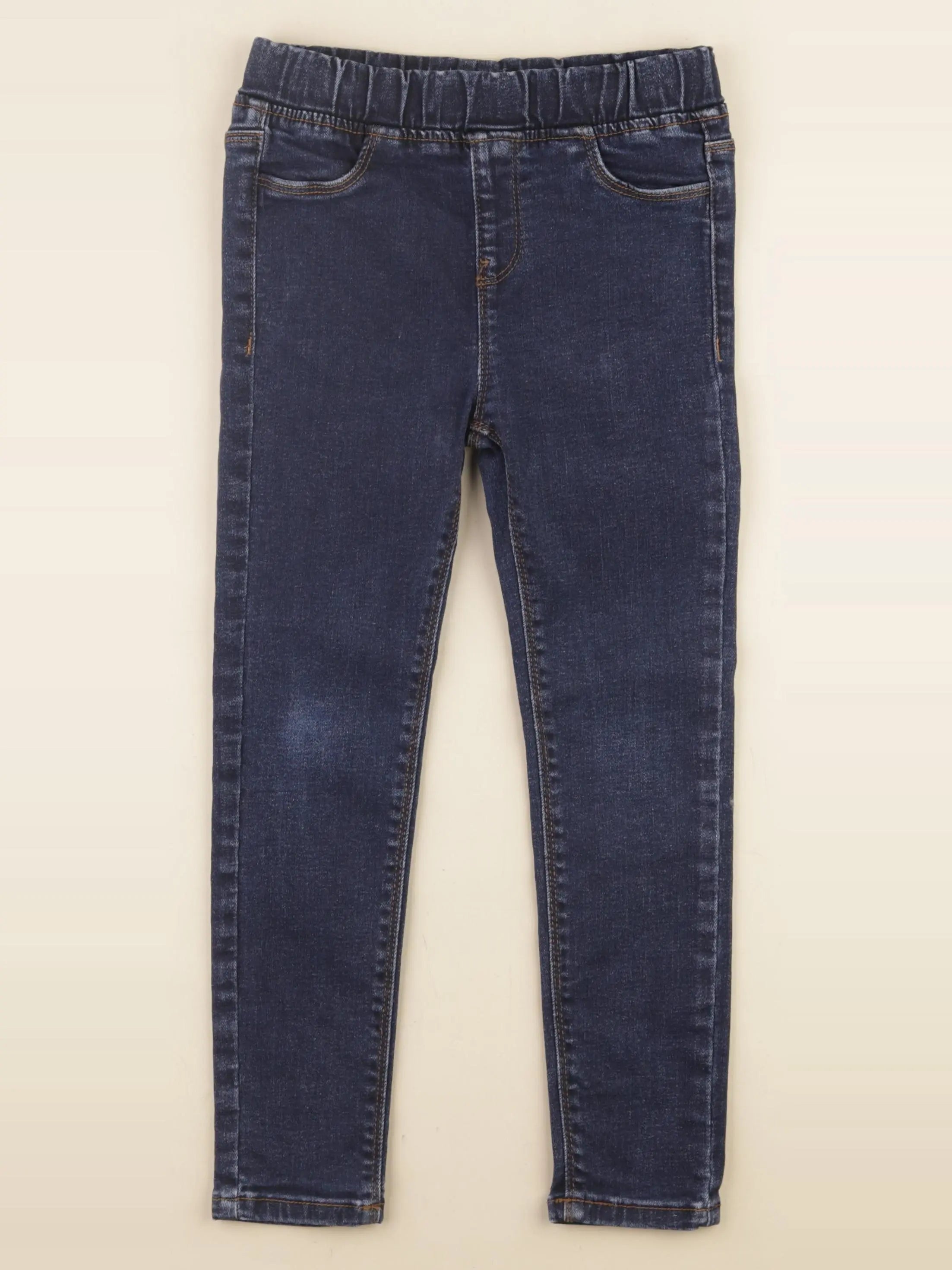 Vertbaudet - jegging bleu - 7 ans