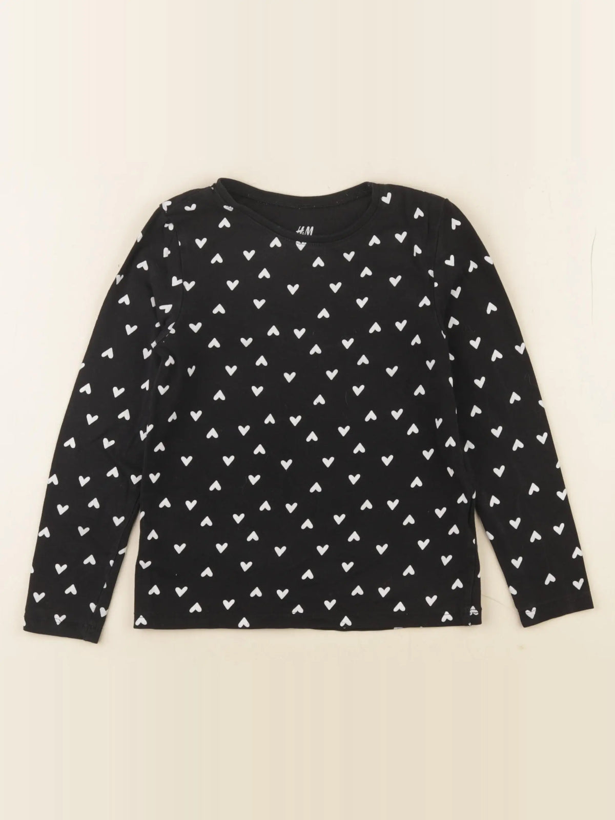 H&M - tee-shirt noir - 5/6 ans