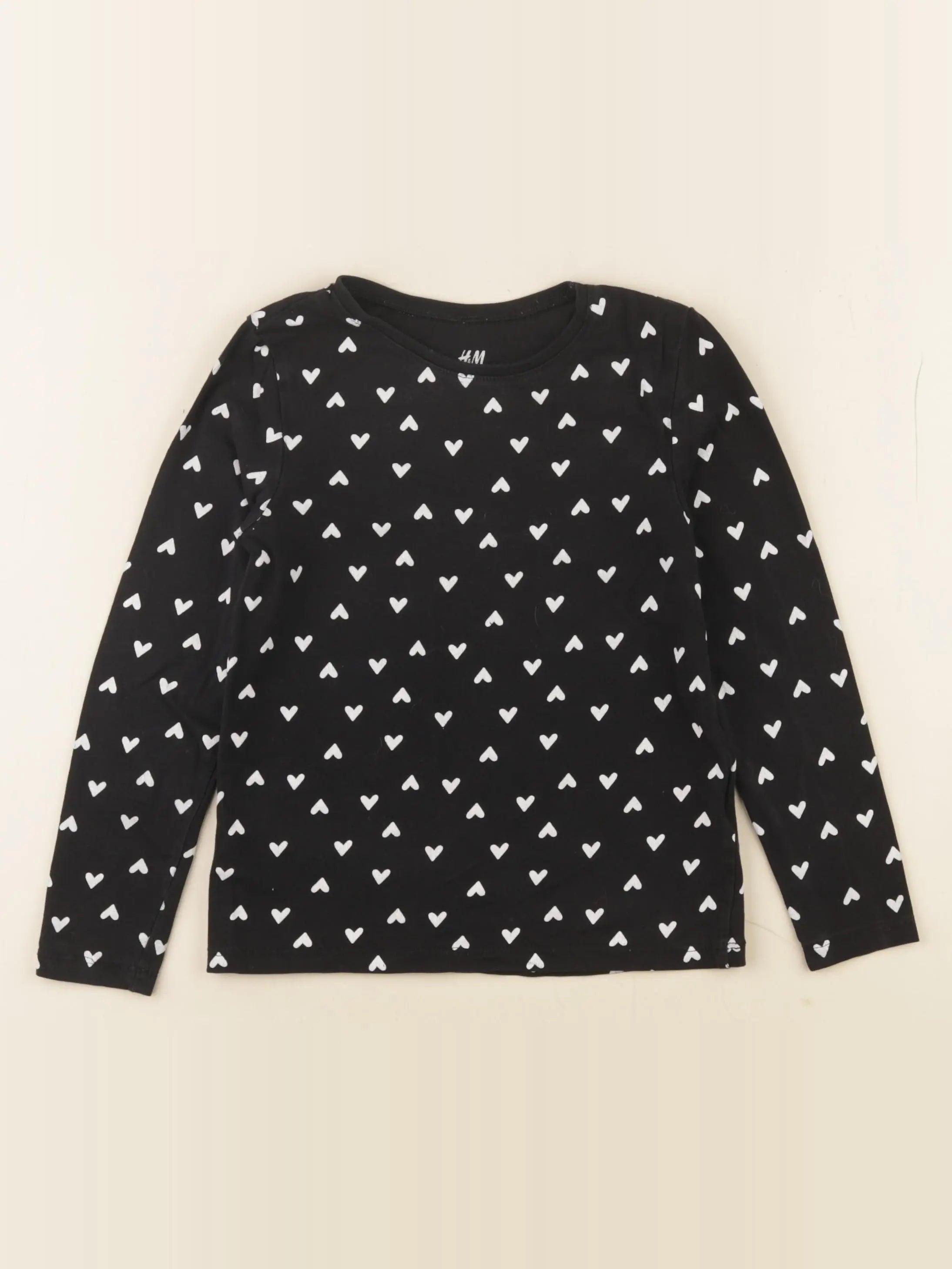 H&M - tee-shirt noir - 5/6 ans