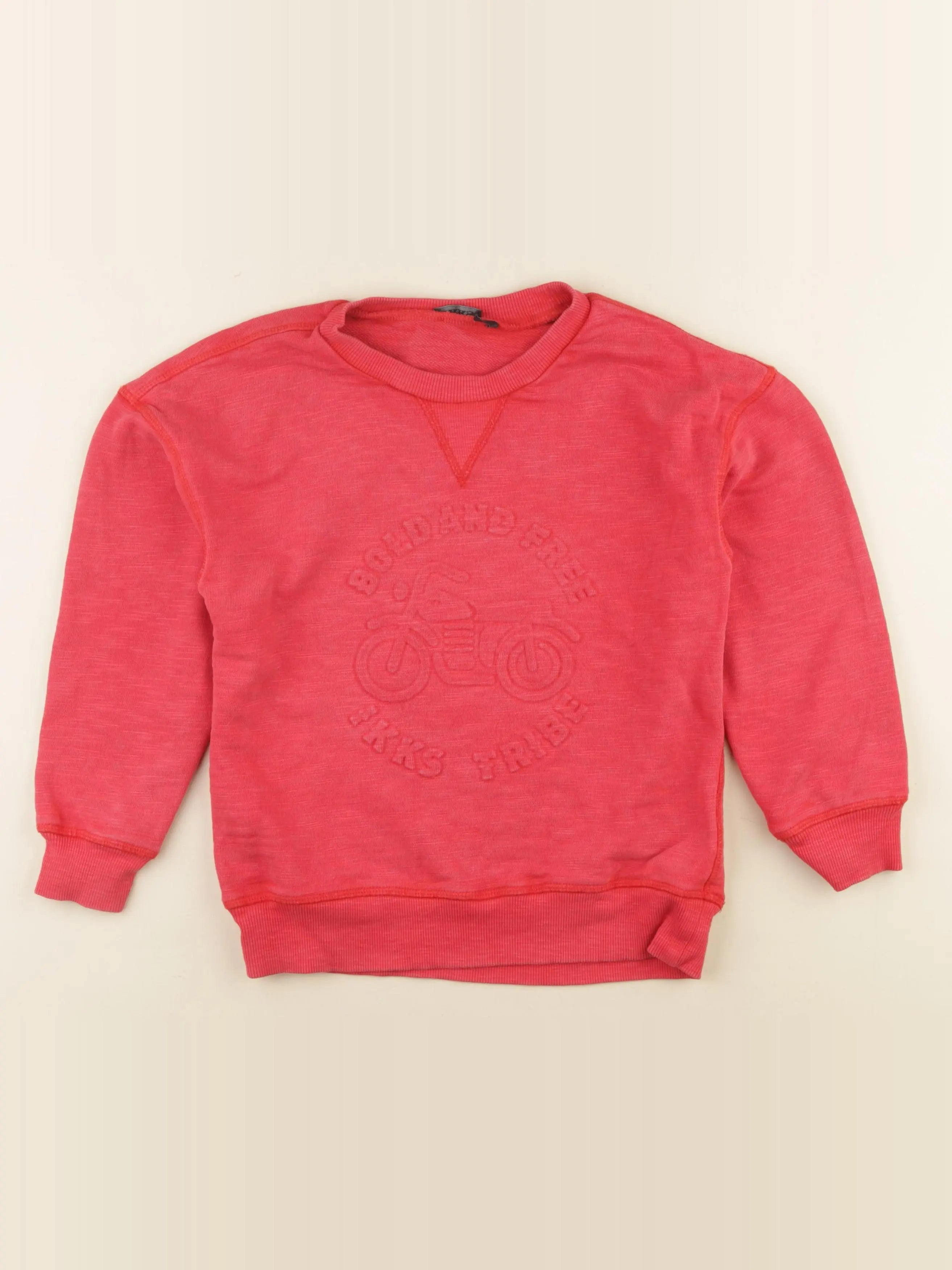 IKKS - sweat rouge - 6 ans