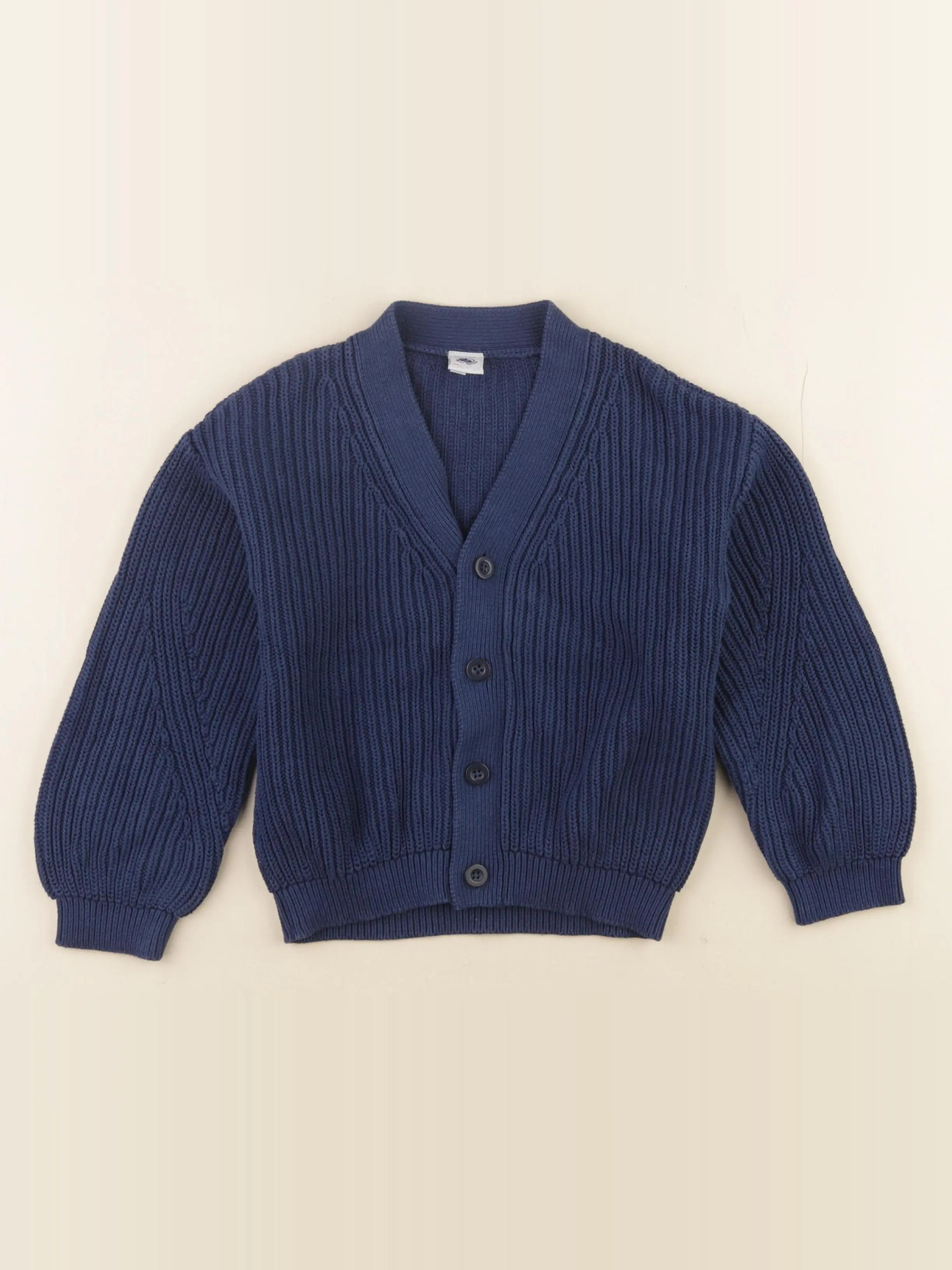 Petit Bateau - gilet bleu - 6 ans