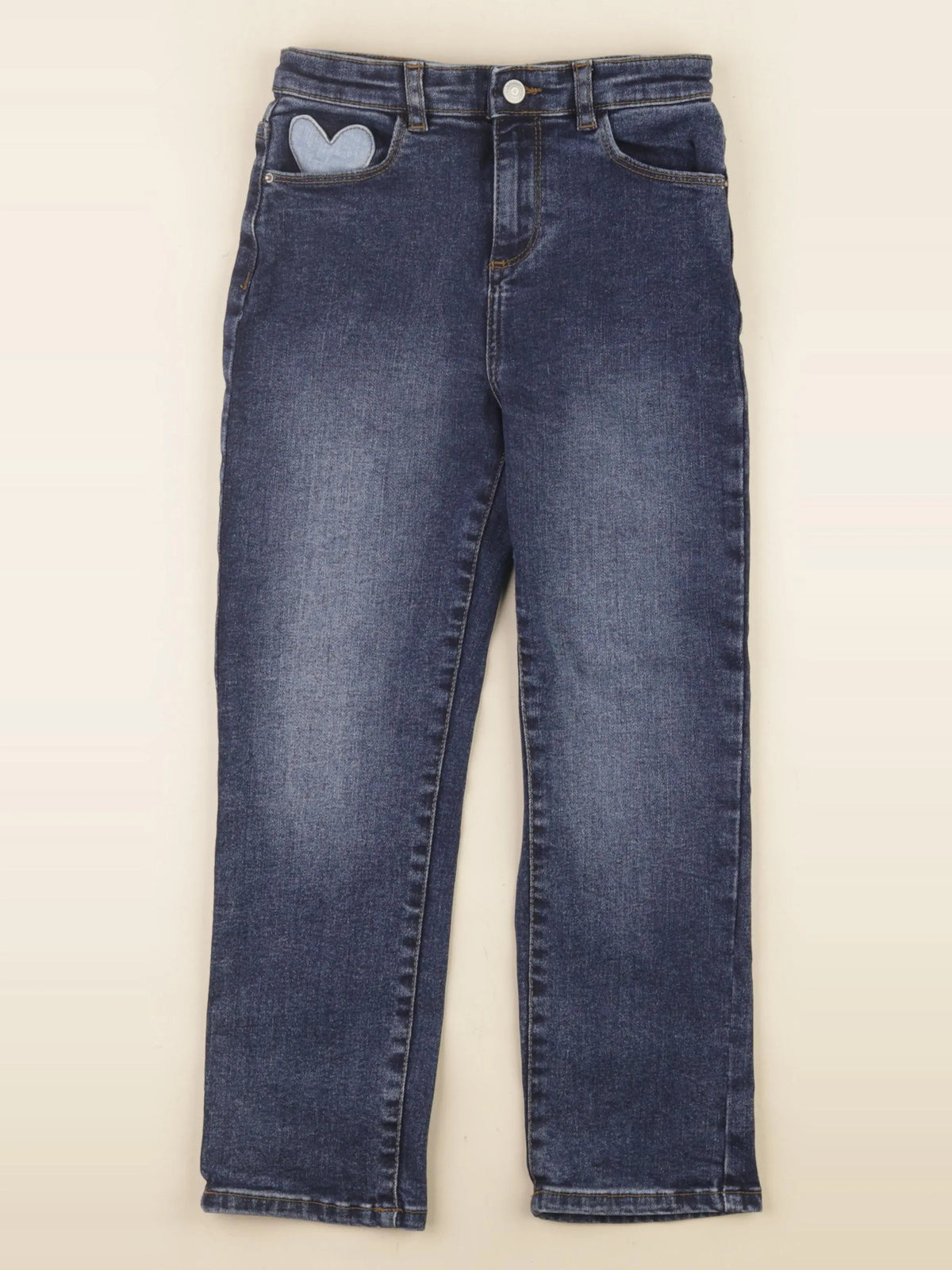 Vertbaudet - jean bleu - 8 ans