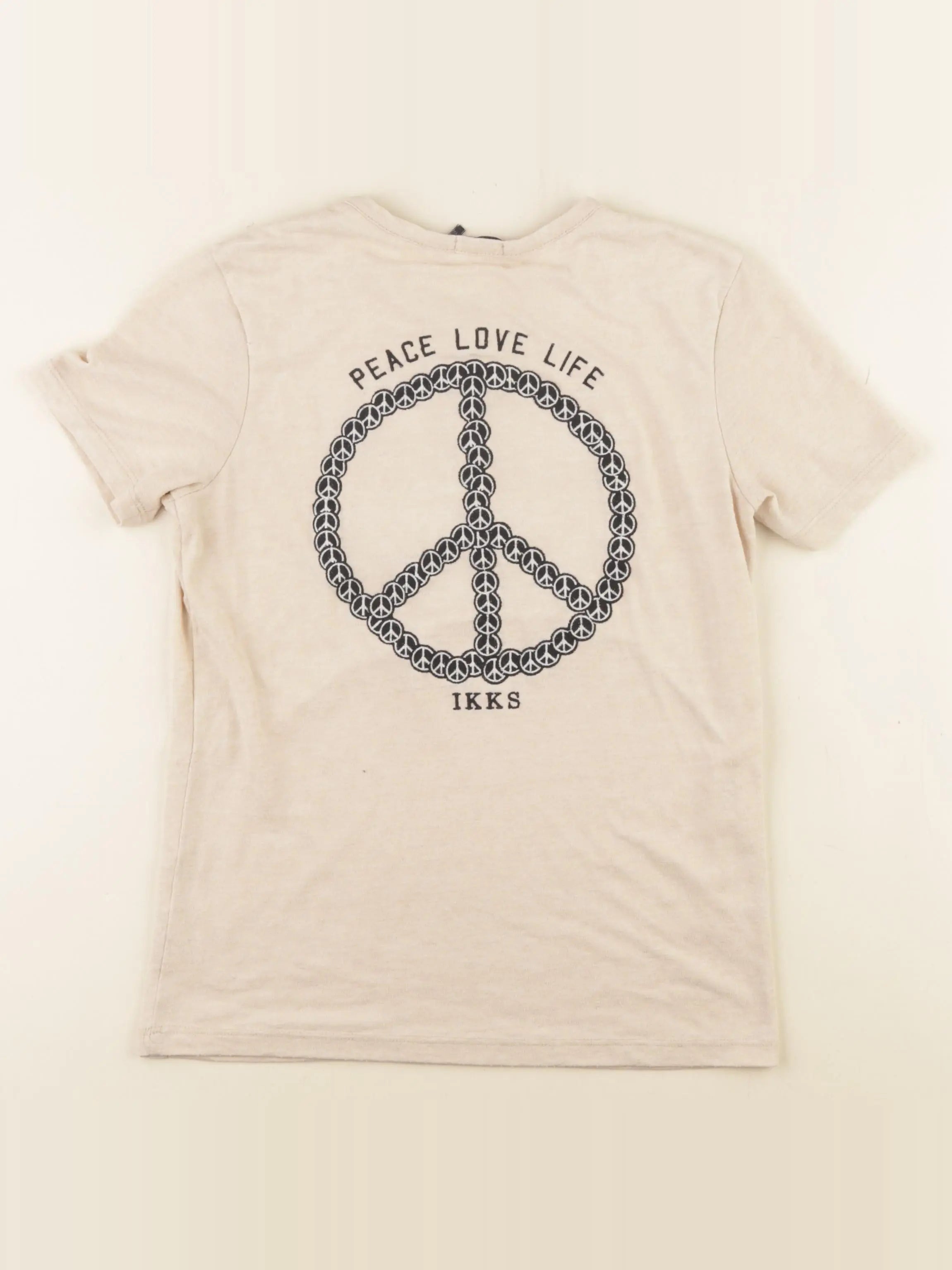 IKKS - tee-shirt beige - 10 ans