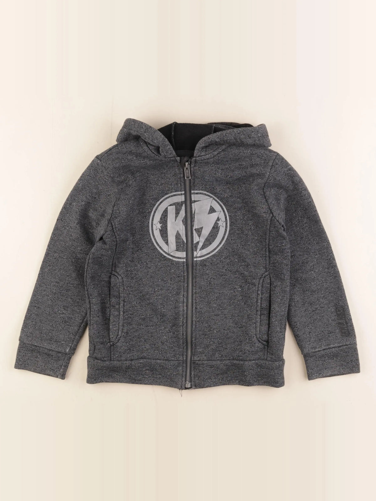 IKKS - sweat gris - 6 ans