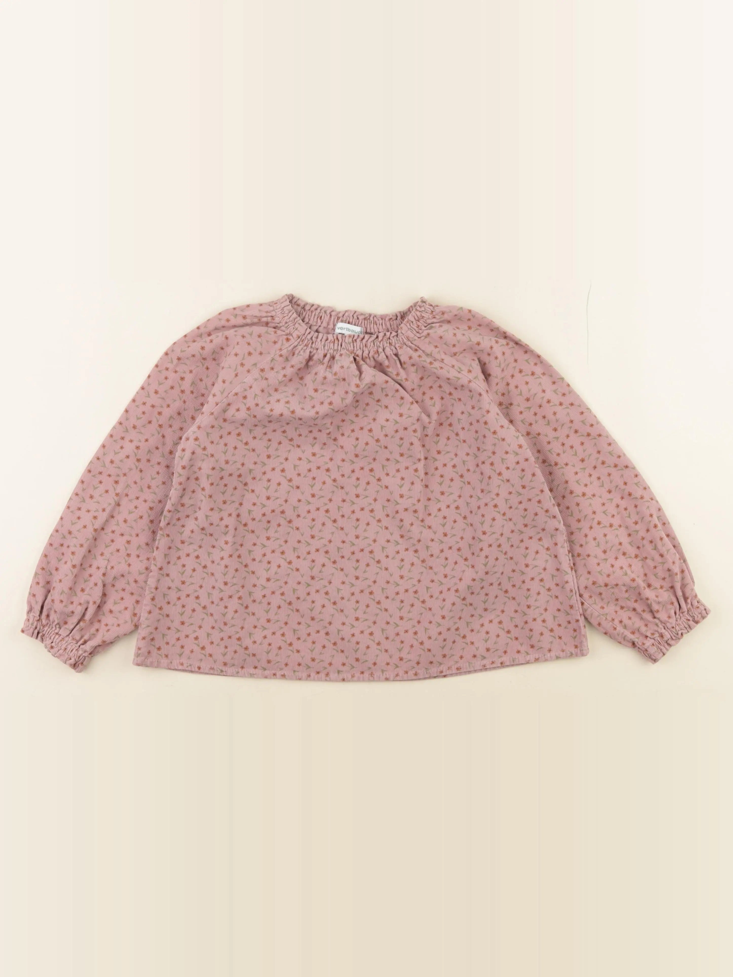 Vertbaudet - blouse rose - 6 ans