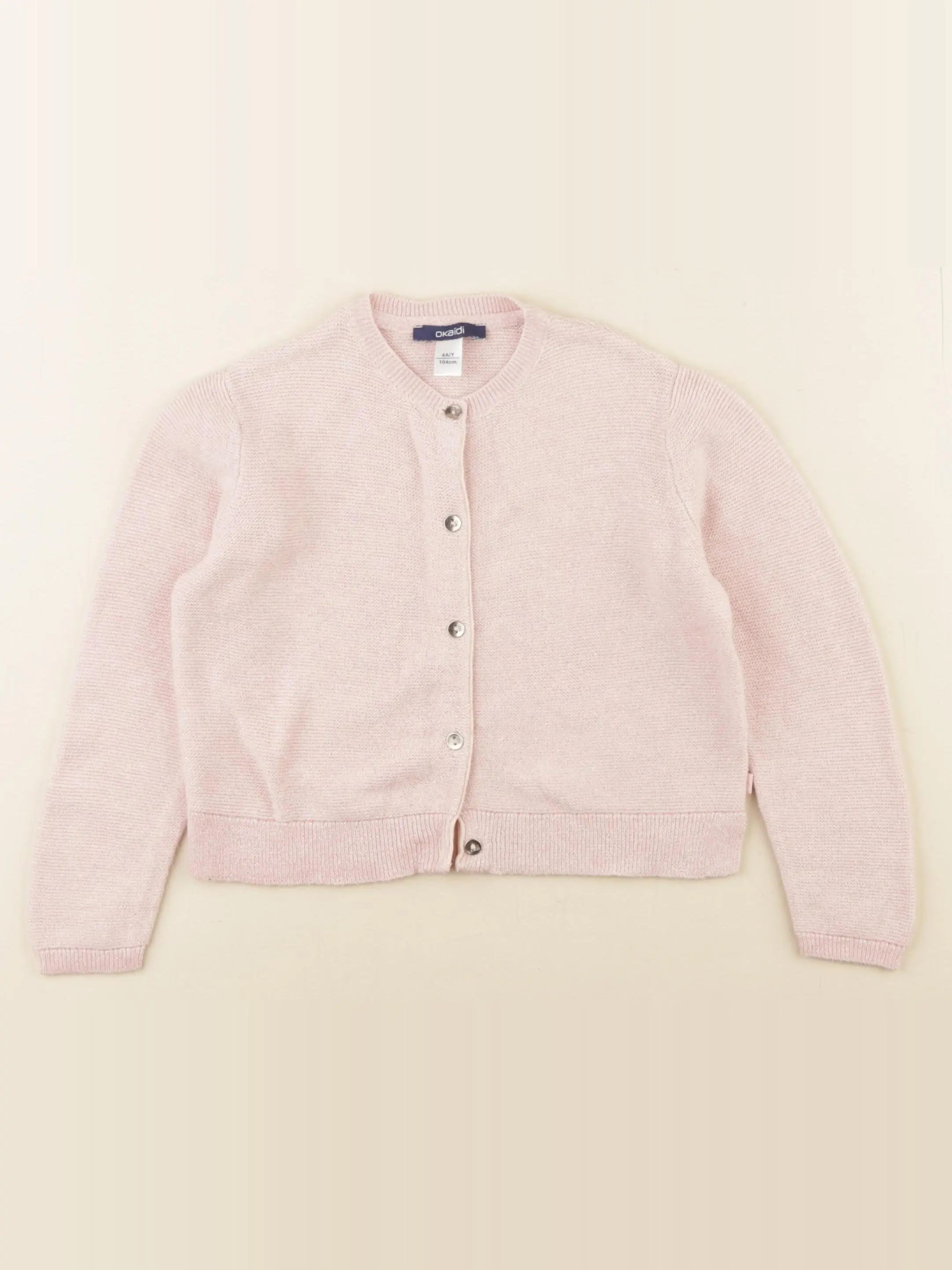 Okaidi - gilet rose - 4 ans
