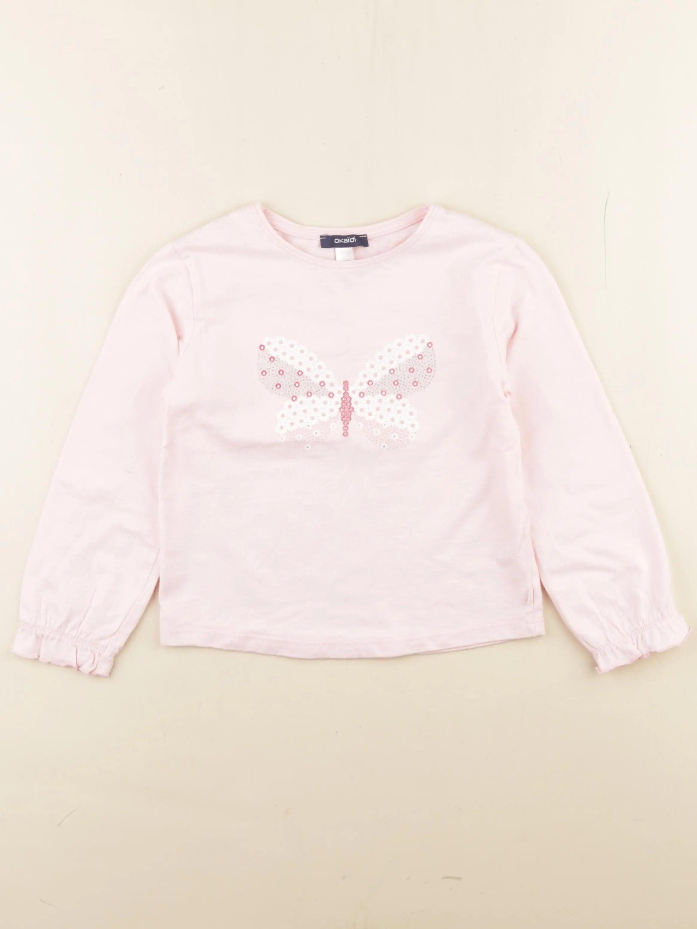 Okaidi - tee-shirt rose - 5 ans