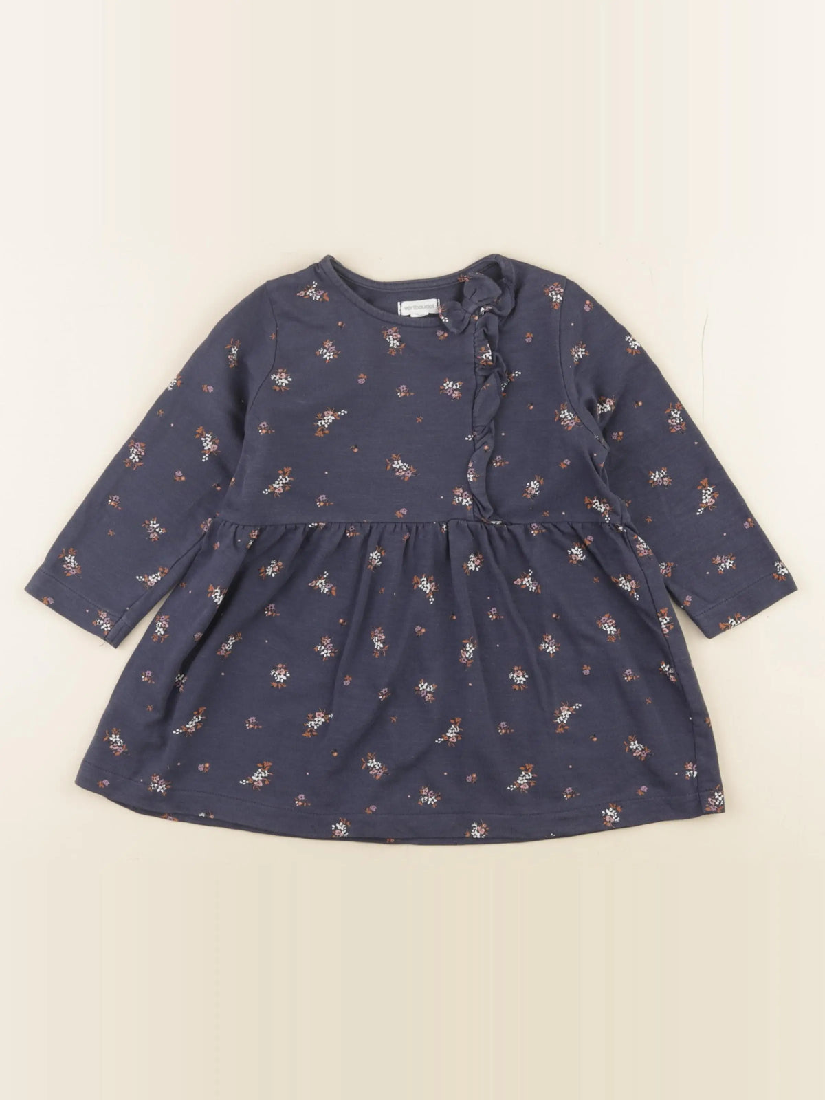 Vertbaudet - robe bleu - 24 mois