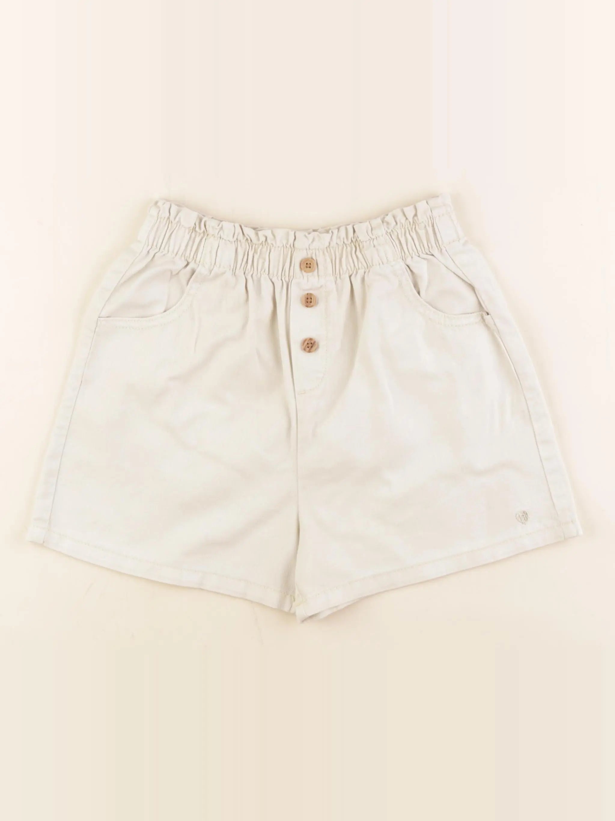 Vertbaudet - short beige - 9 ans