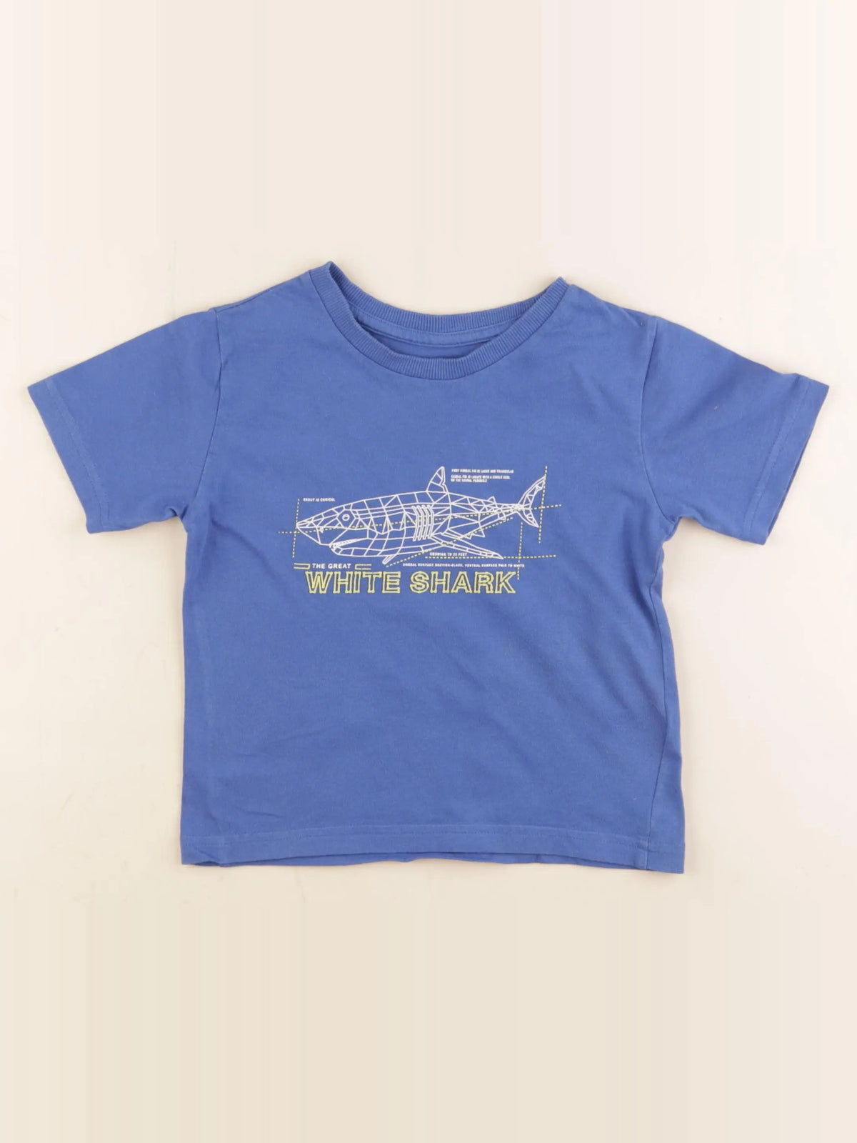 Vertbaudet - tee-shirt bleu - 4 ans