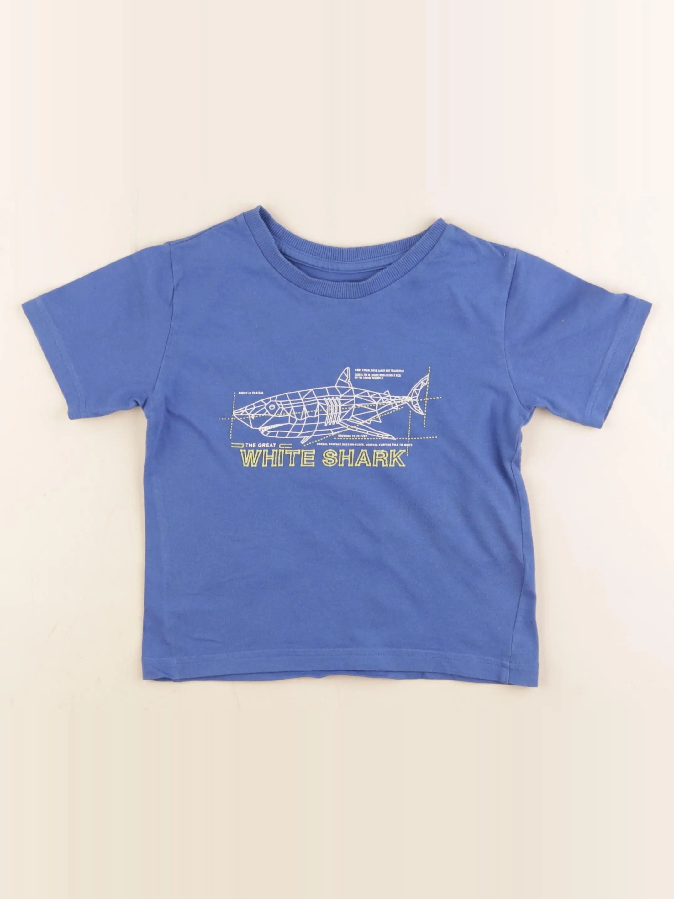 Vertbaudet - tee-shirt bleu - 4 ans