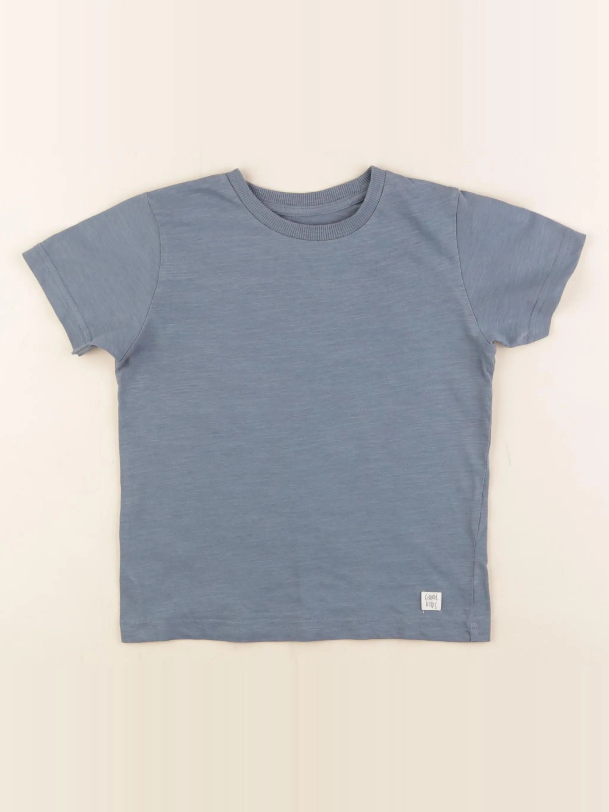 Vertbaudet - tee-shirt bleu - 5 ans