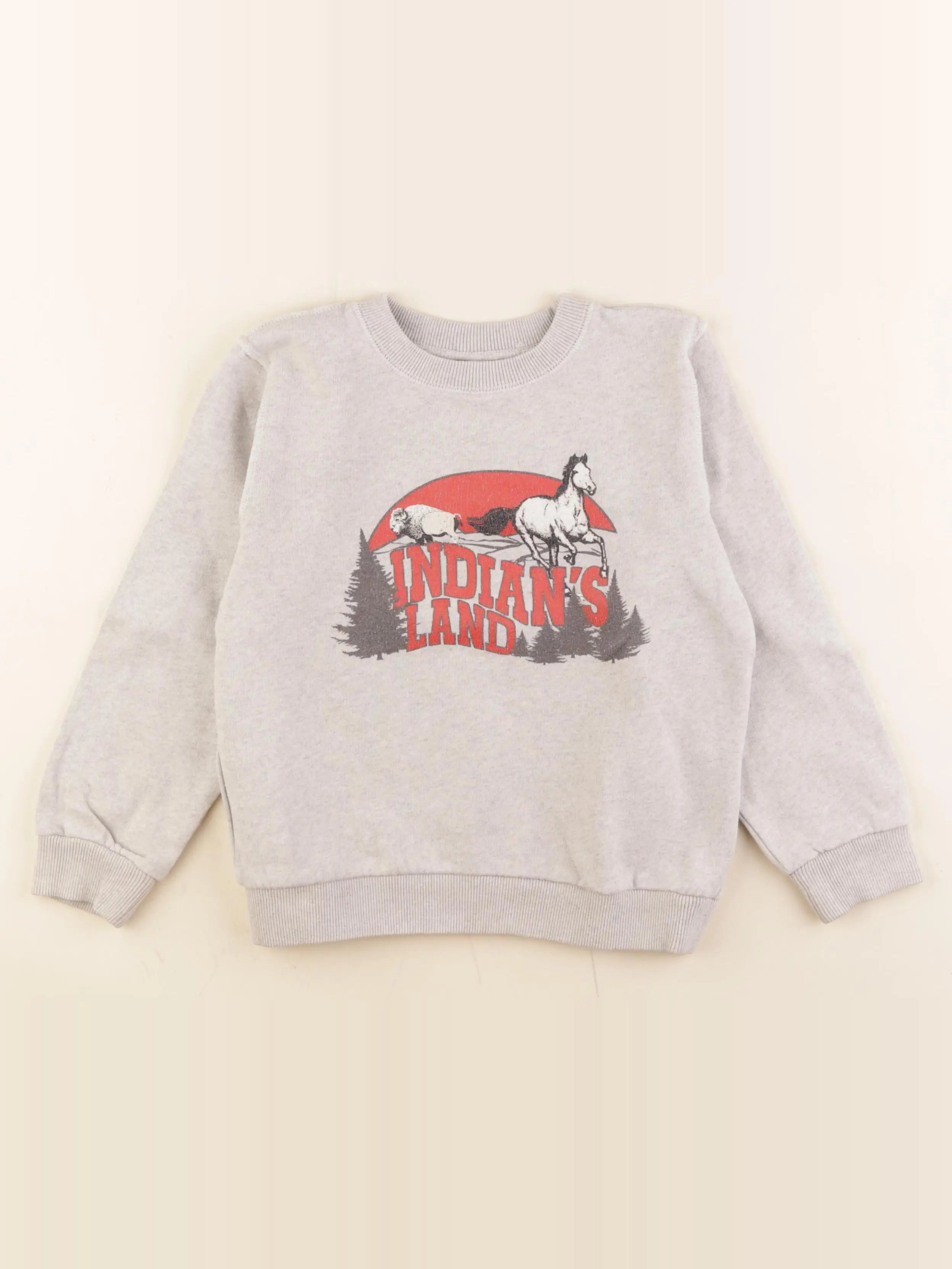 Bonton - sweat gris - 8 ans