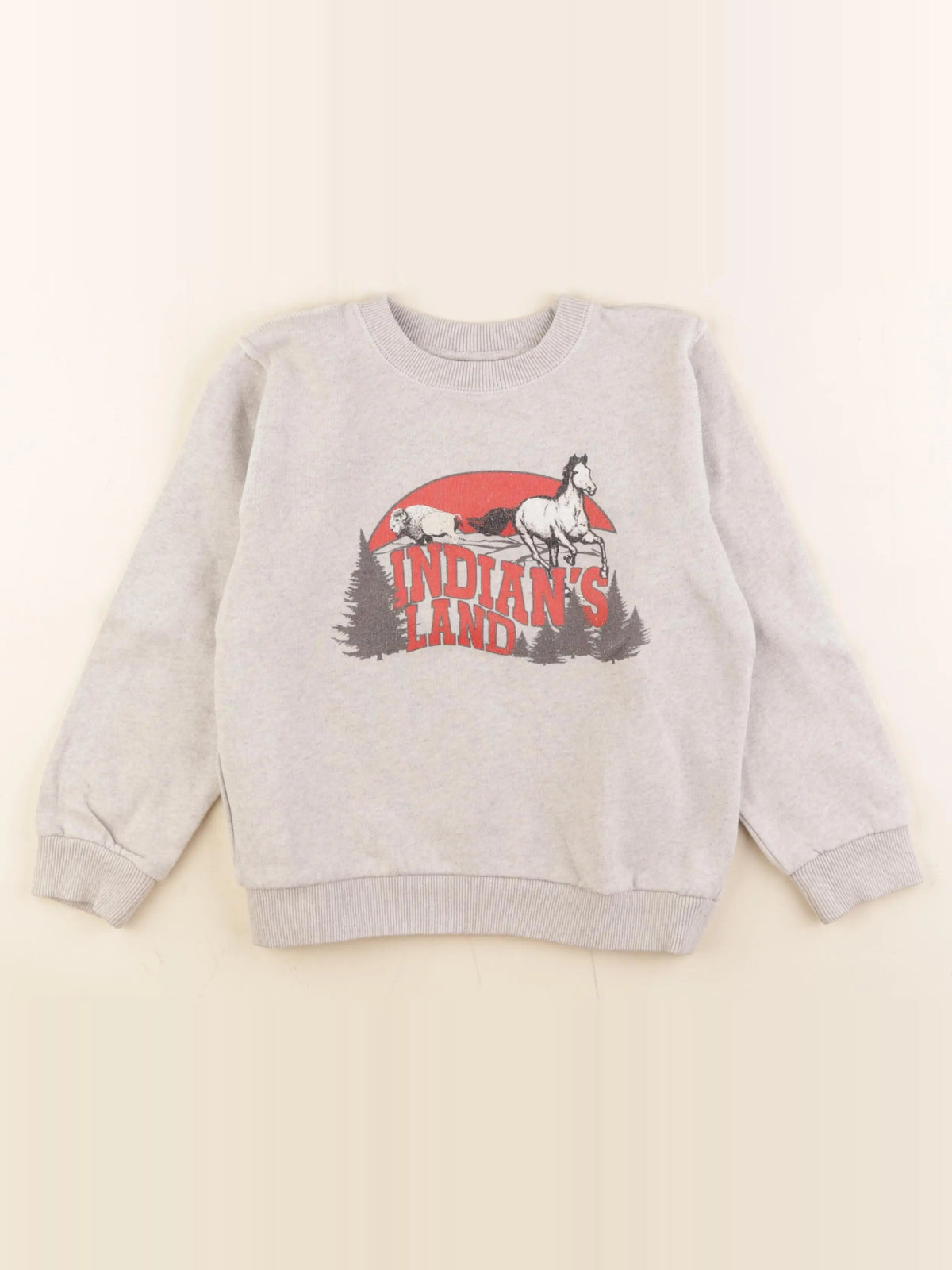 Bonton - sweat gris - 8 ans