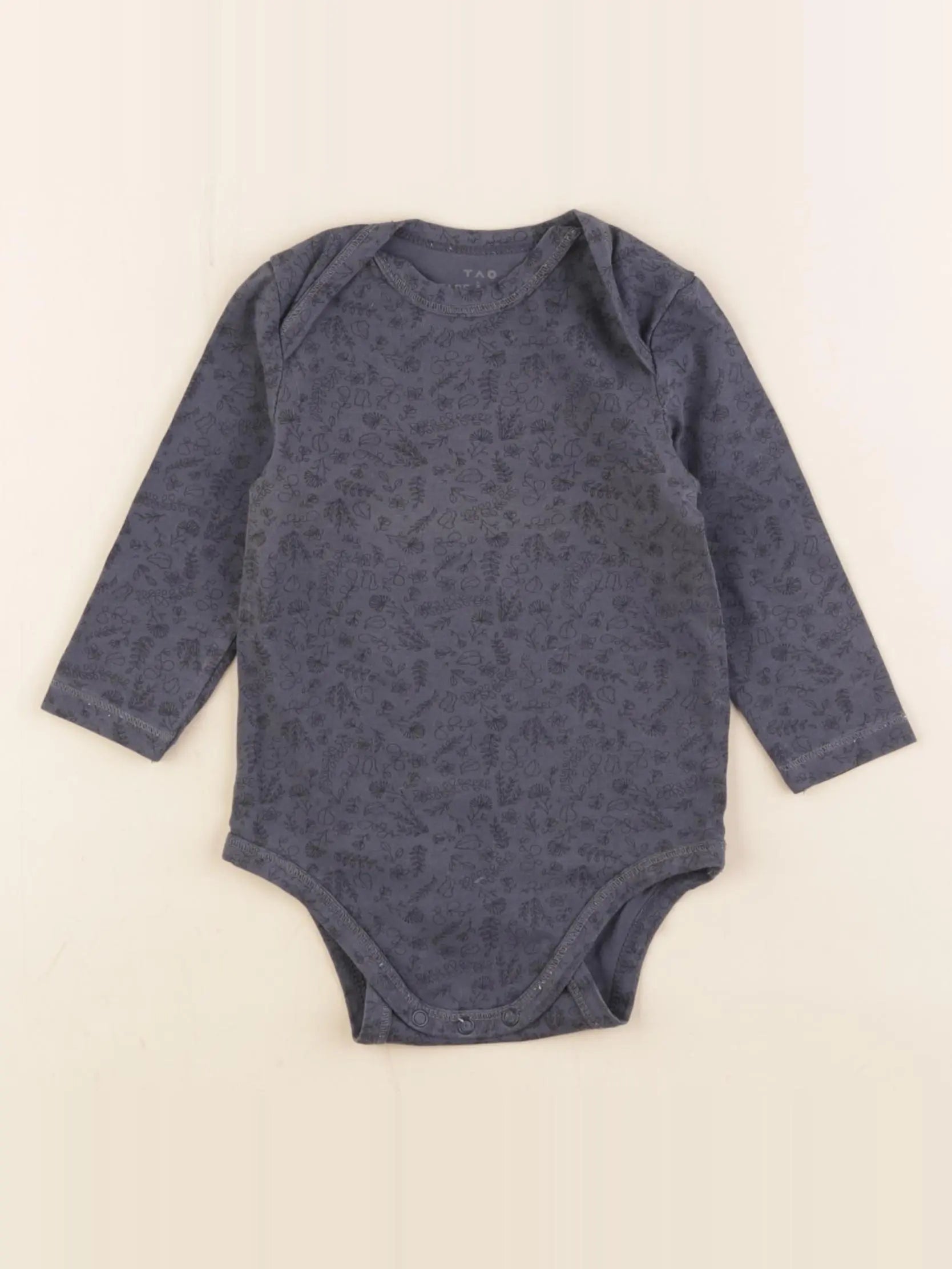 Tape à l'oeil - body gris - 12 mois