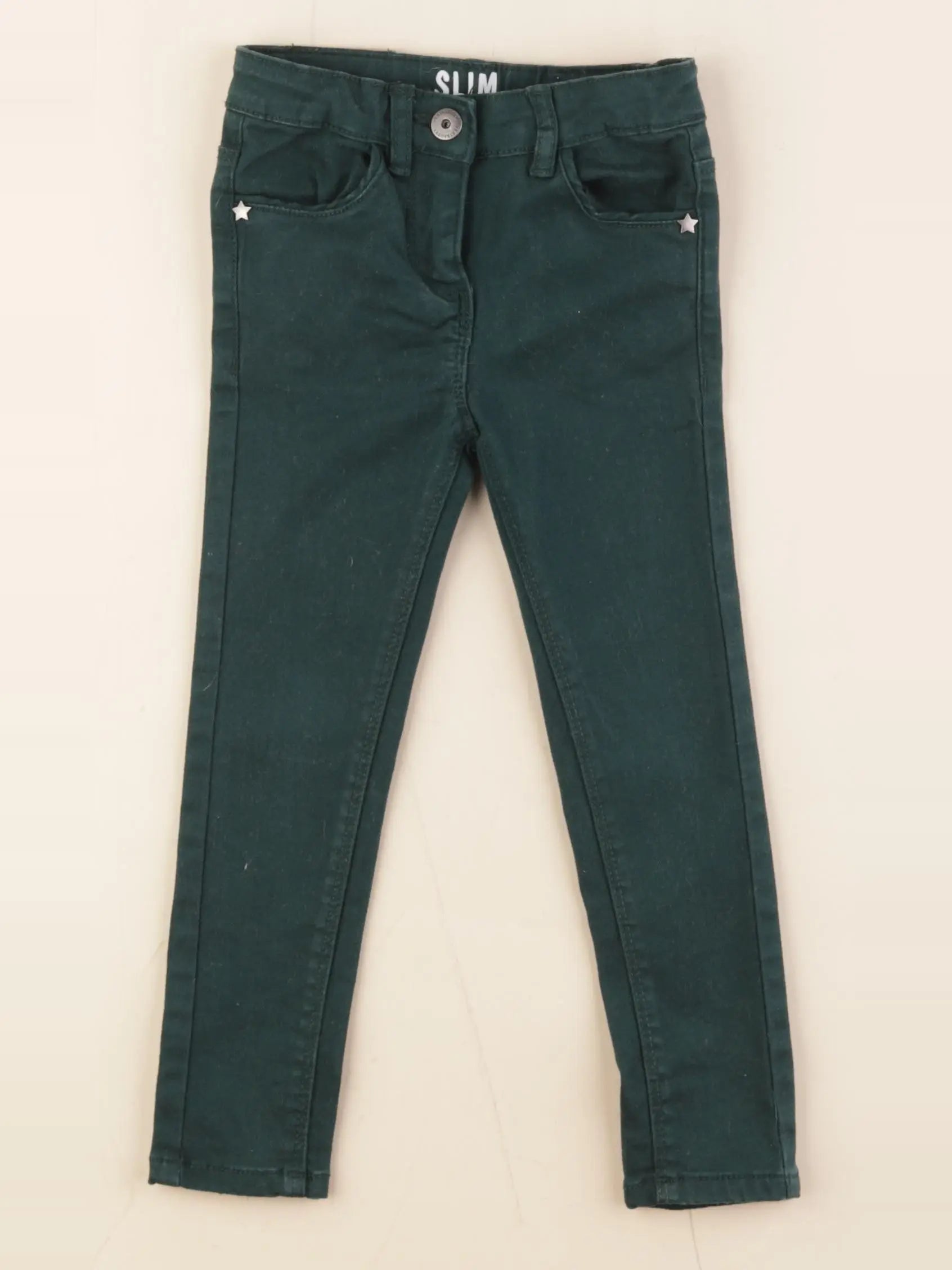 Vertbaudet - jean vert - 3 ans