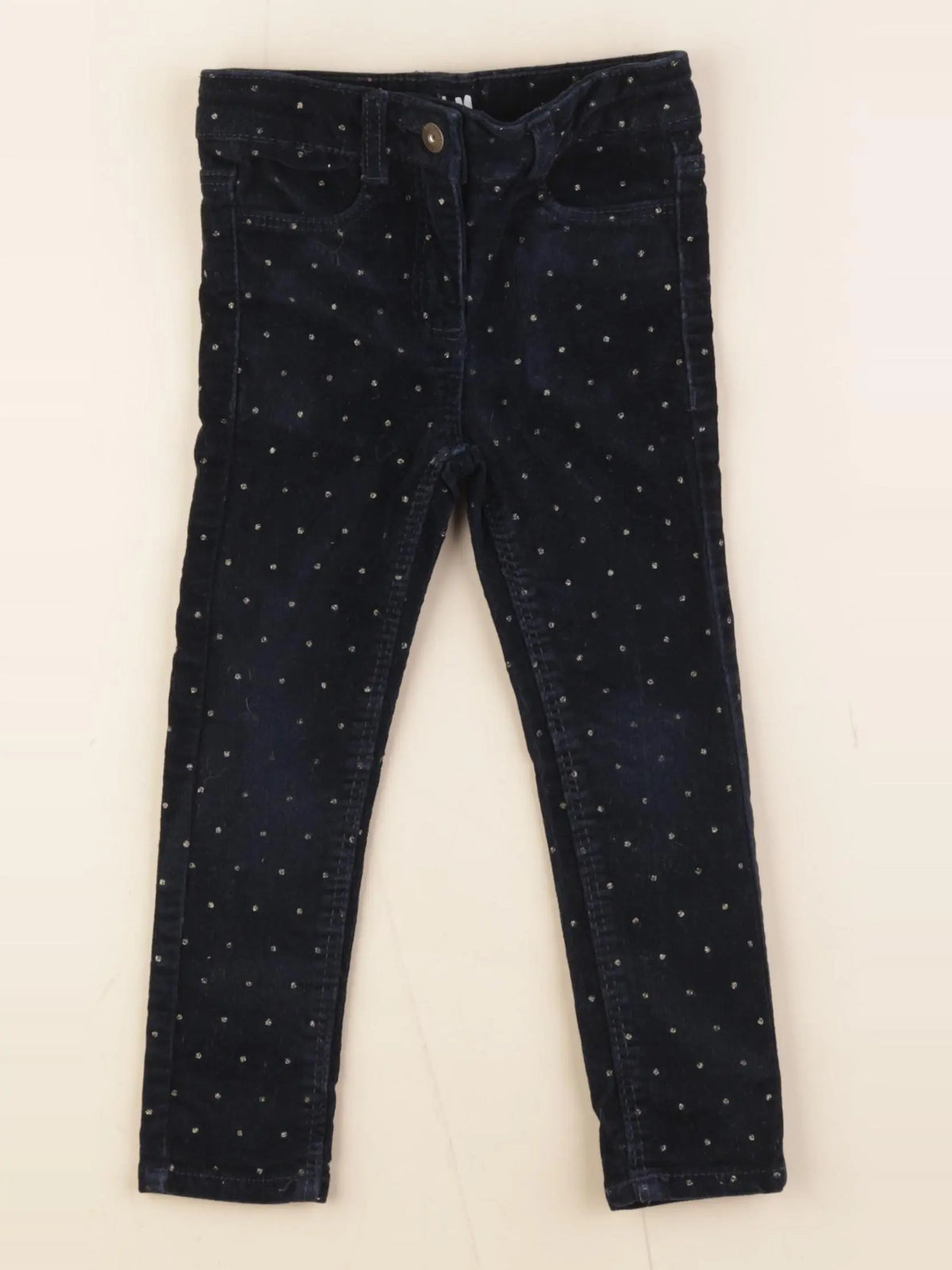 Vertbaudet - pantalon bleu - 3 ans