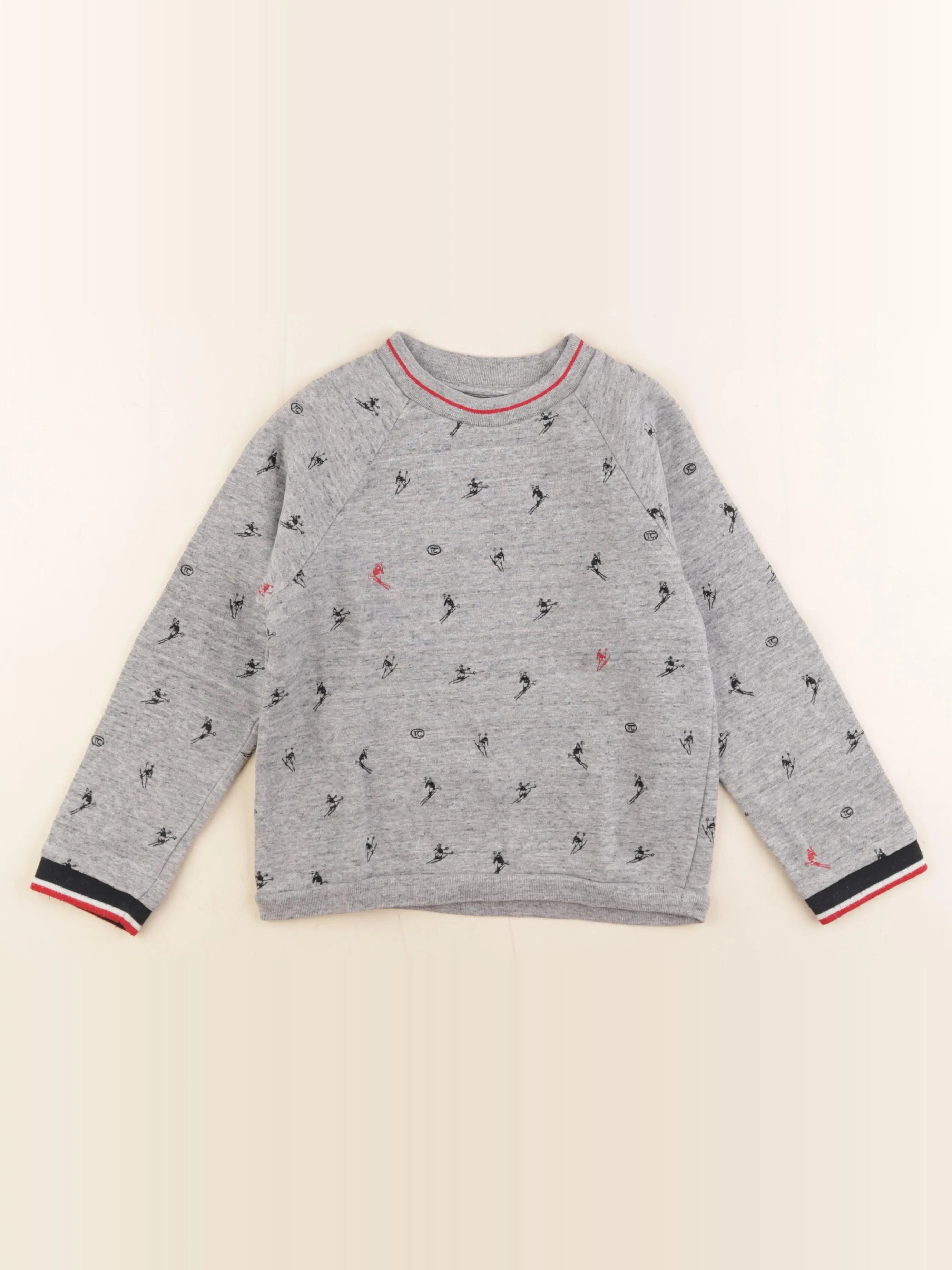 Tartine & Chocolat - sweat gris - 8 ans