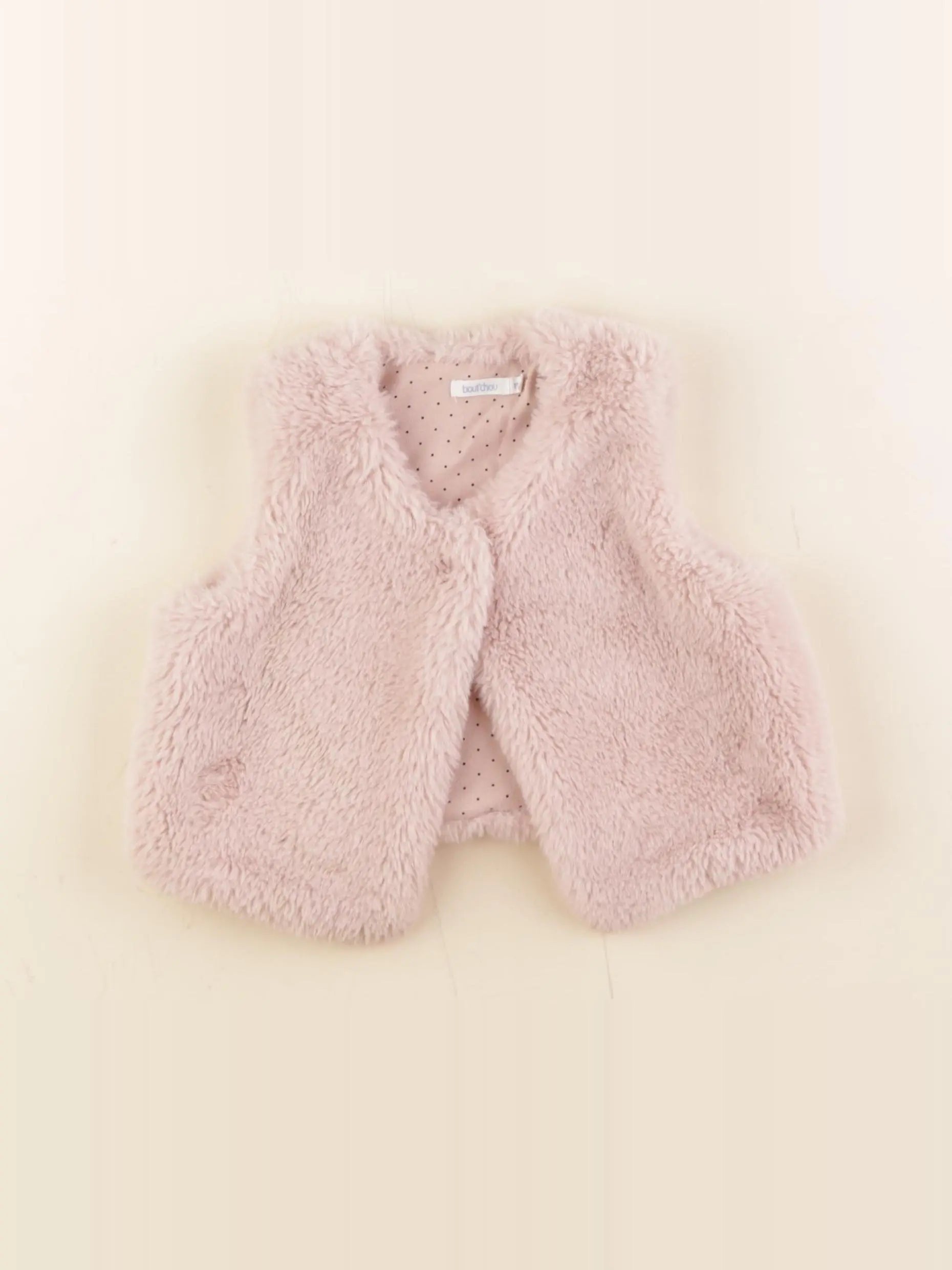 Boutchou - gilet rose - 12 mois