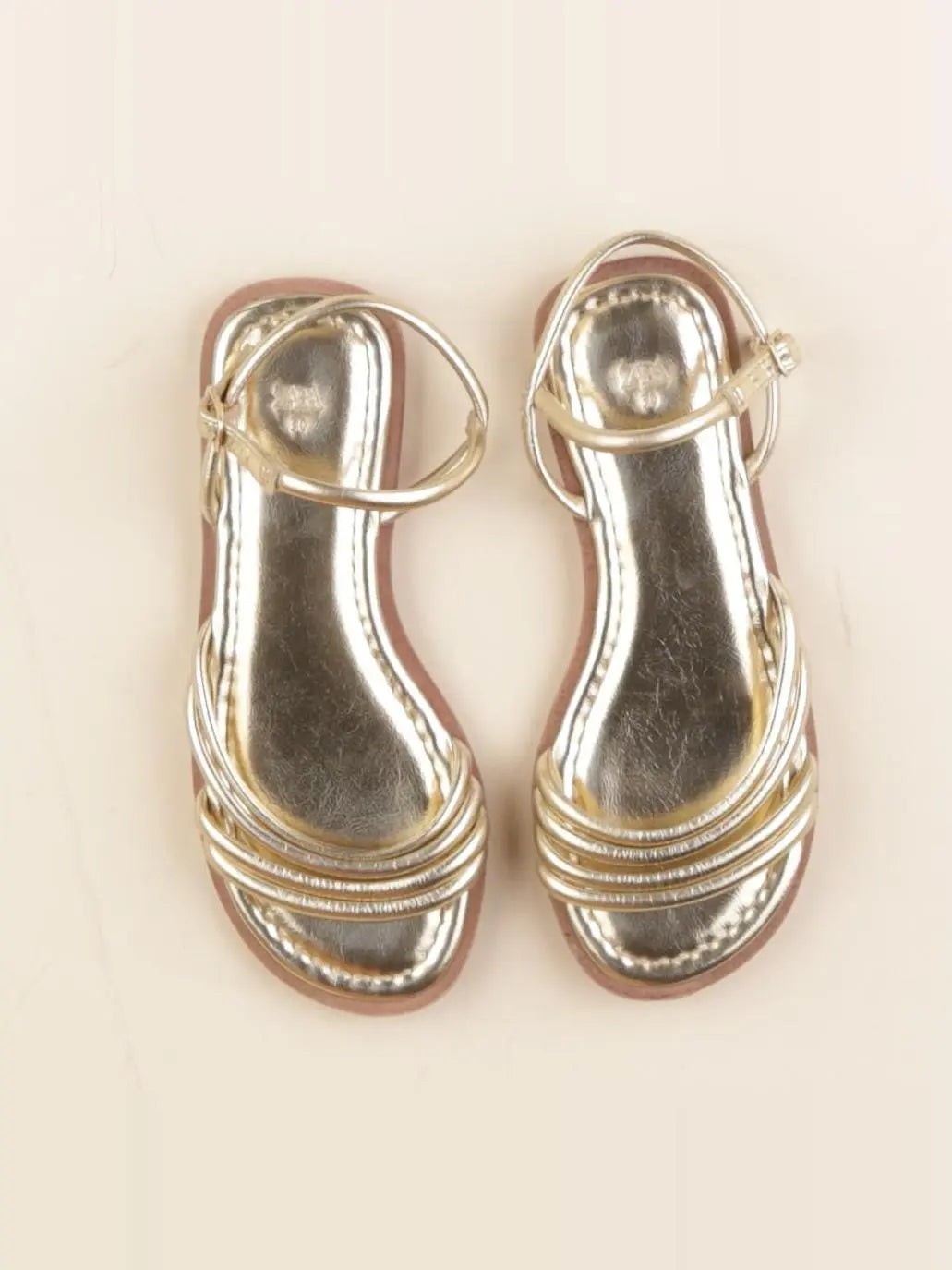 Zara - sandales or - pointure 30