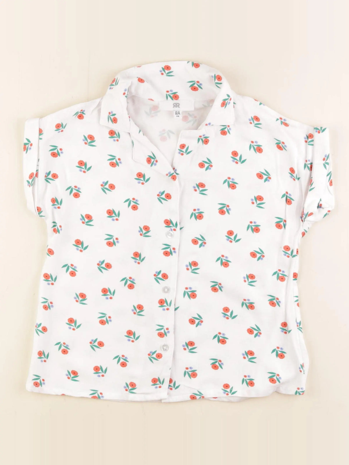 La Redoute - blouse blanc - 8 ans