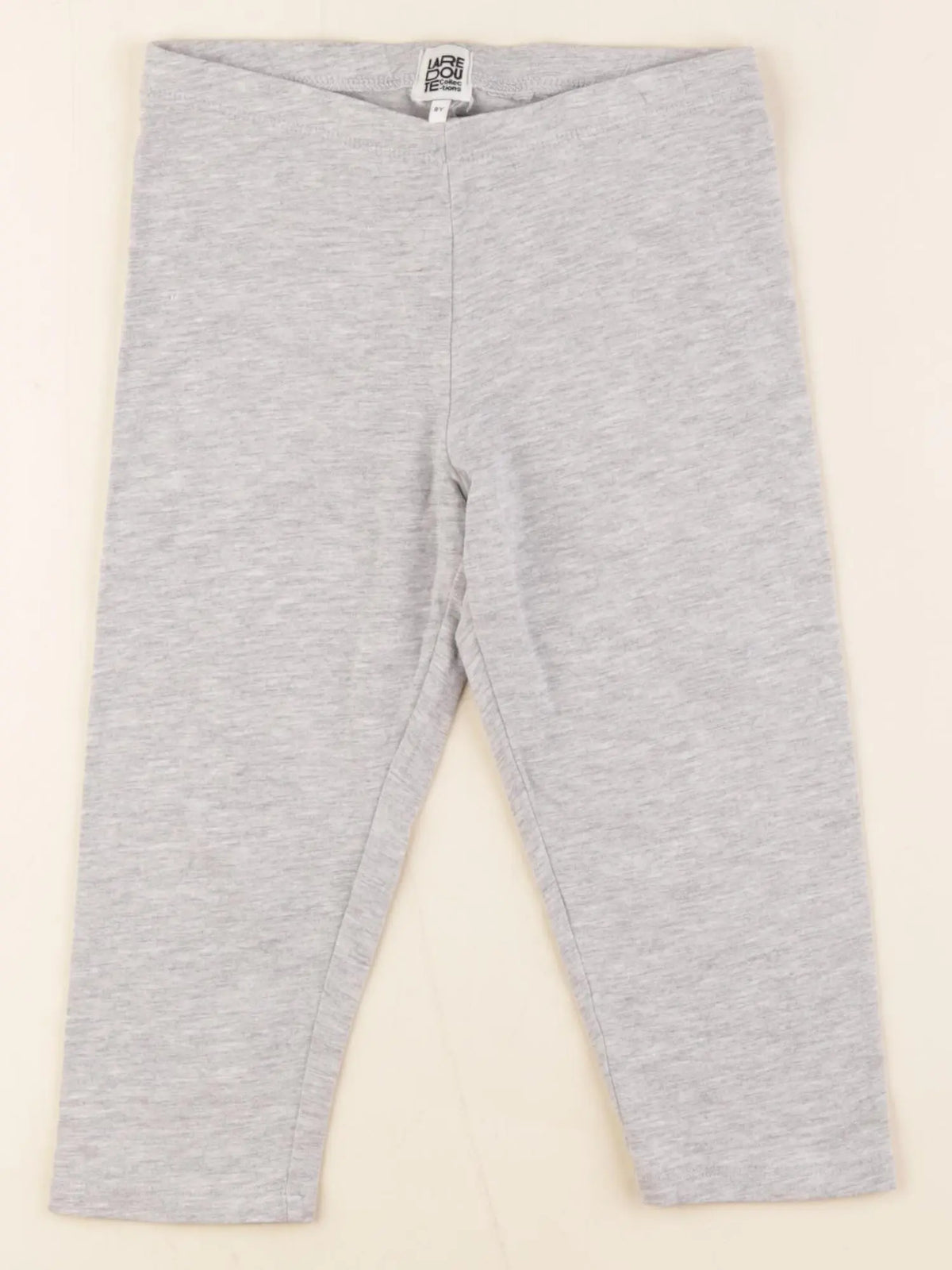 La Redoute - legging court gris - 8 ans