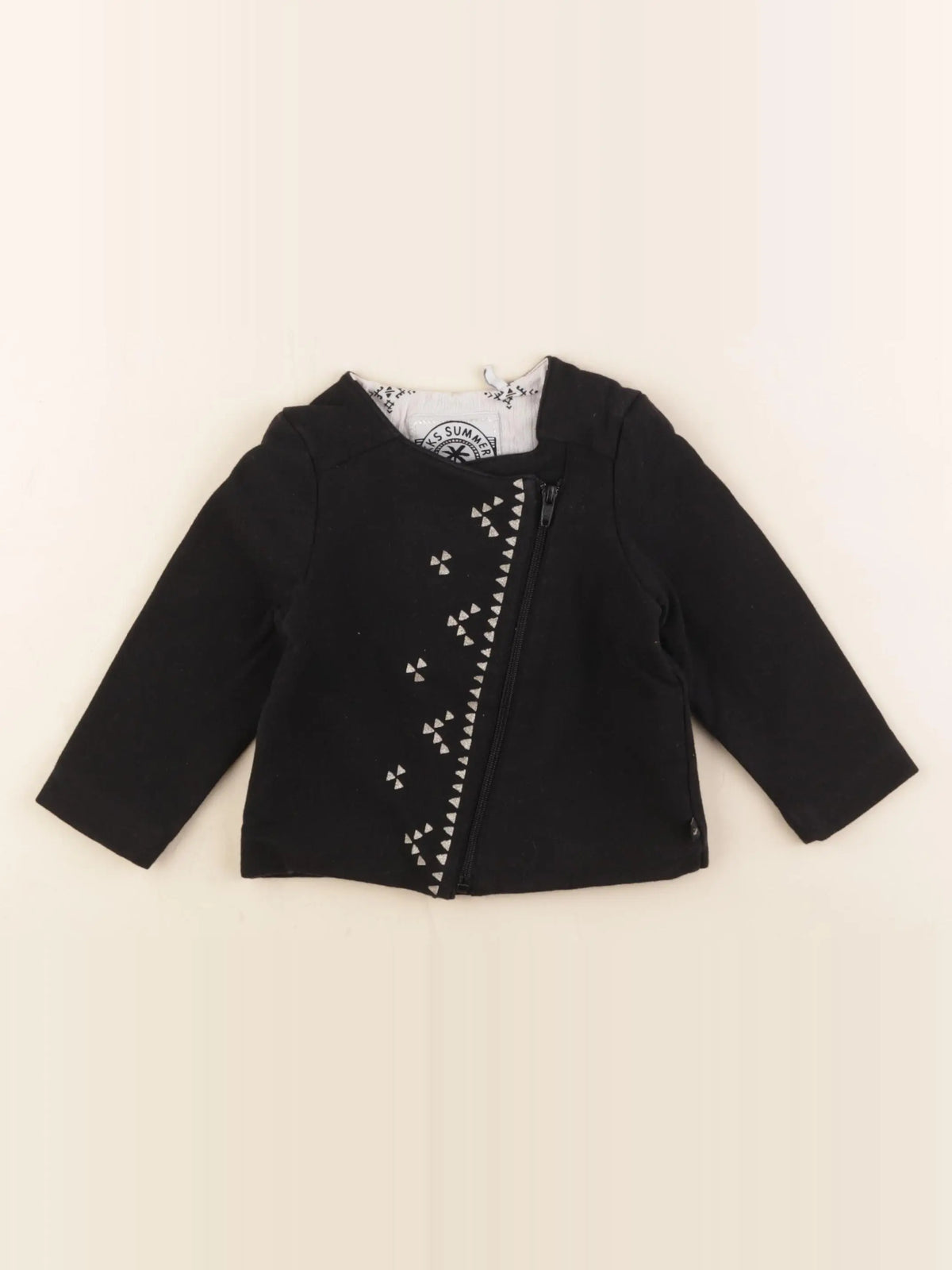 IKKS - sweat noir - 18 mois