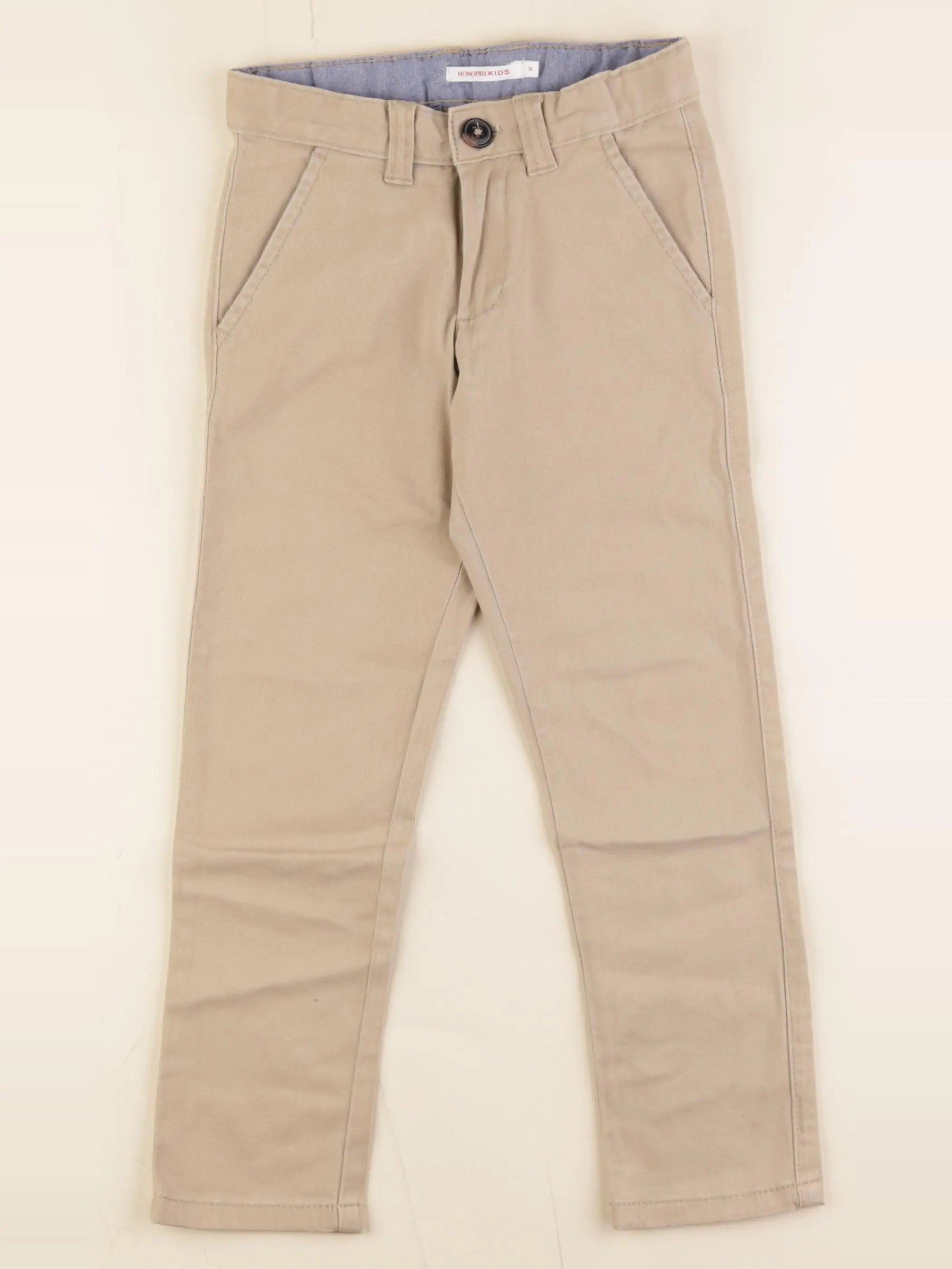 Monoprix - pantalon beige - 5 ans